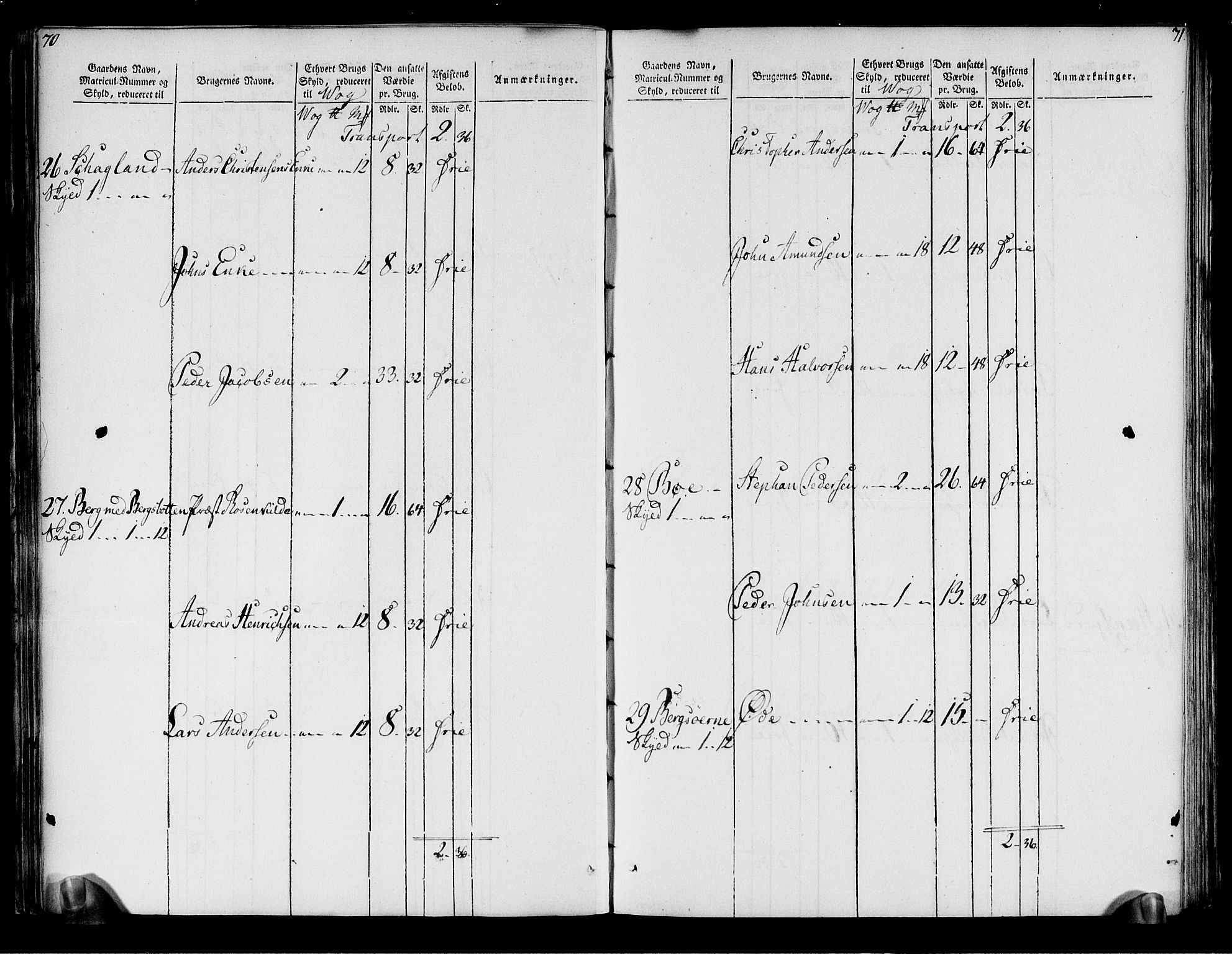 Rentekammeret inntil 1814, Realistisk ordnet avdeling, AV/RA-EA-4070/N/Ne/Nea/L0171: Senja og Tromsø fogderi. Oppebørselsregister, 1803-1804, p. 37