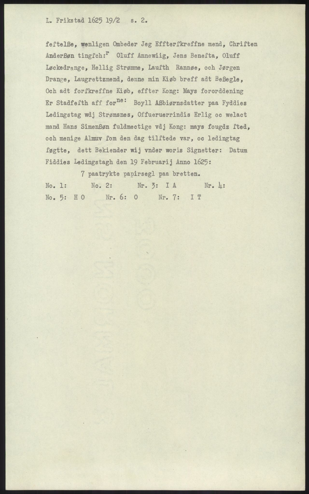 Samlinger til kildeutgivelse, Diplomavskriftsamlingen, AV/RA-EA-4053/H/Ha, p. 1204