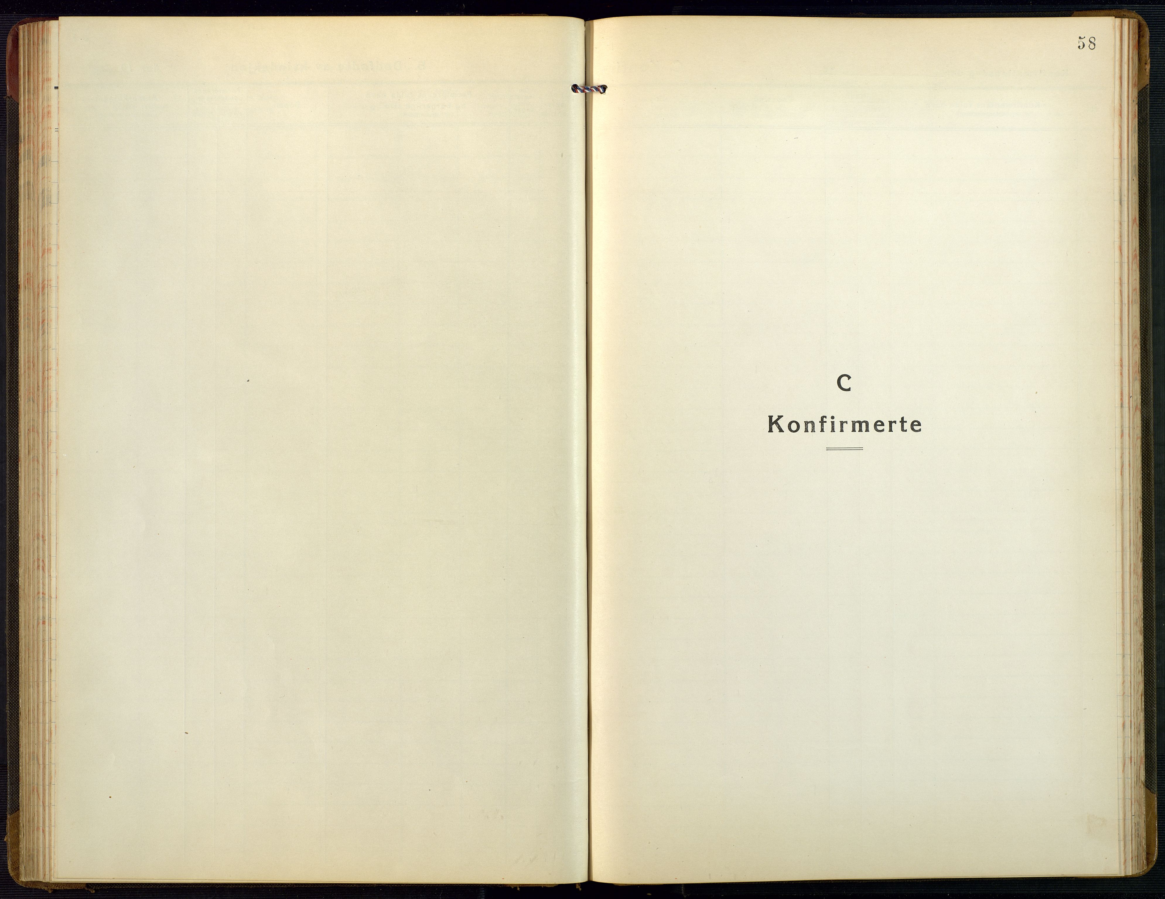 Bygland sokneprestkontor, SAK/1111-0006/F/Fb/Fbb/L0005: Parish register (copy) no. B 5, 1920-1955, p. 58
