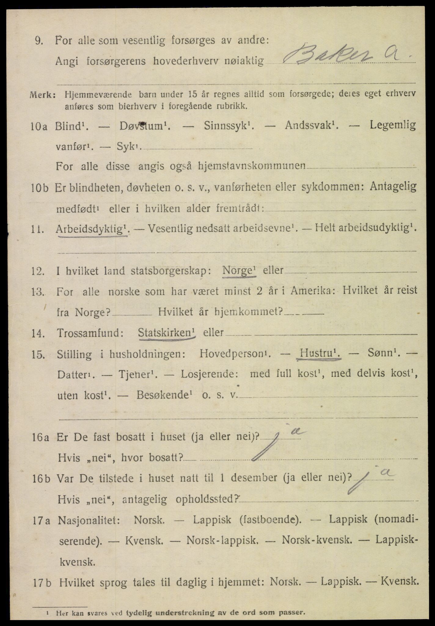 SAT, 1920 census for Stjørdal, 1920, p. 7173