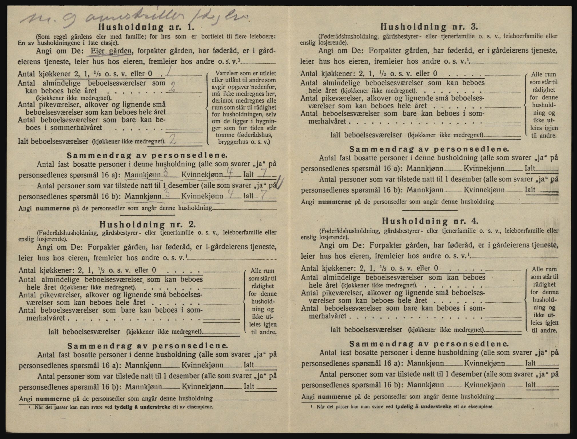 SAO, 1920 census for Glemmen, 1920, p. 1908