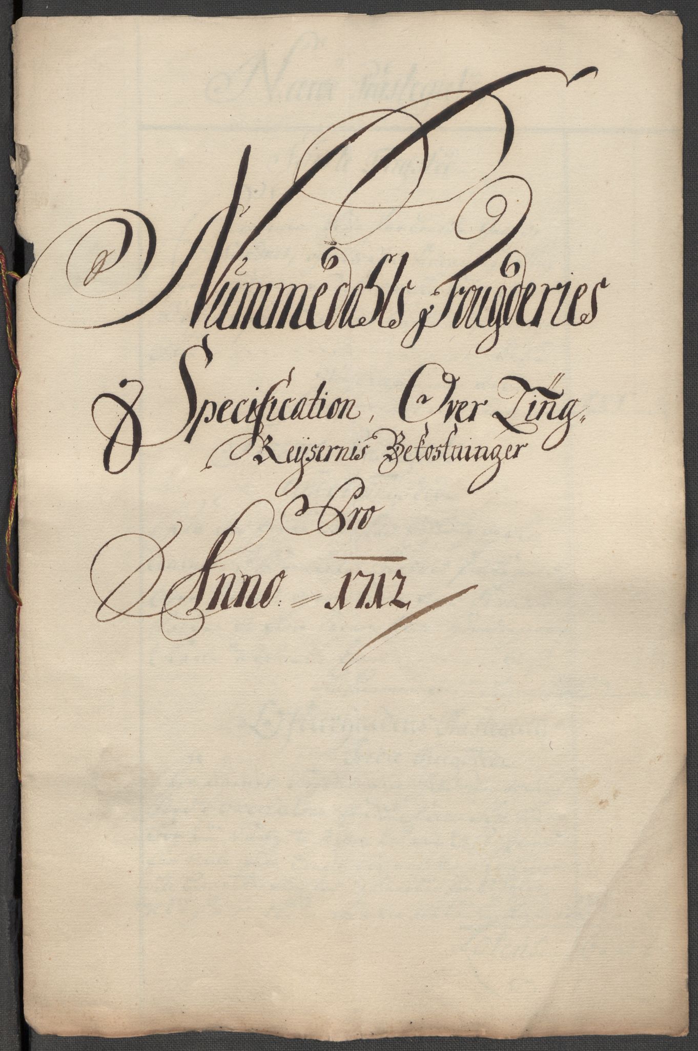 Rentekammeret inntil 1814, Reviderte regnskaper, Fogderegnskap, AV/RA-EA-4092/R64/L4433: Fogderegnskap Namdal, 1712, p. 242