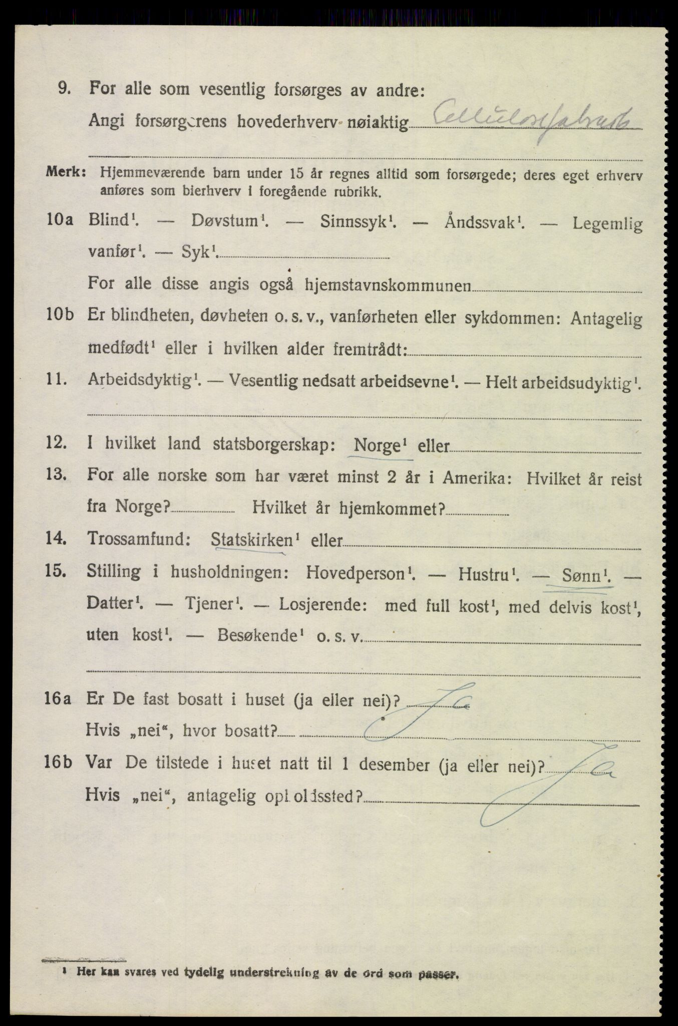 SAH, 1920 census for Vardal, 1920, p. 4534