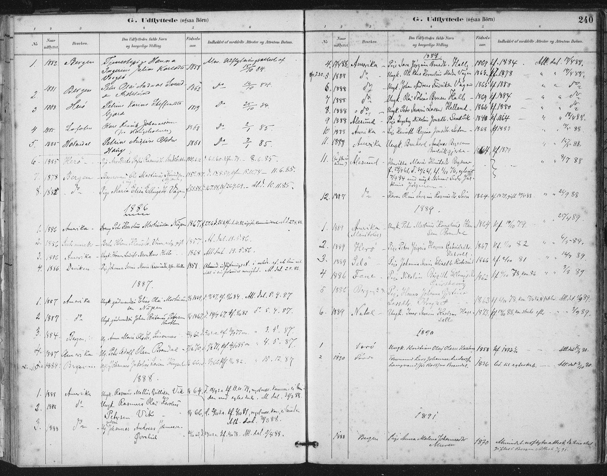 Ministerialprotokoller, klokkerbøker og fødselsregistre - Møre og Romsdal, SAT/A-1454/503/L0037: Parish register (official) no. 503A05, 1884-1900, p. 240