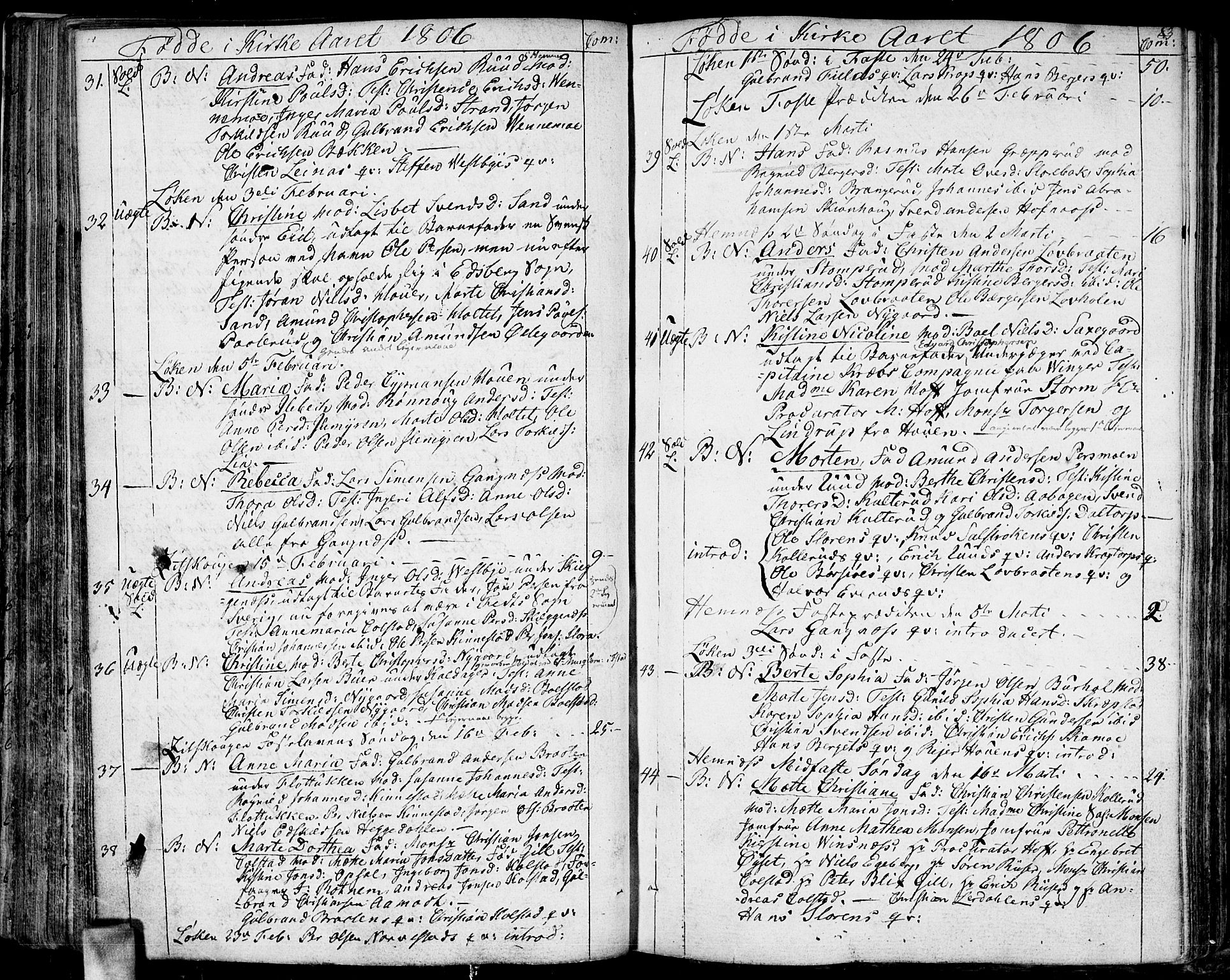 Høland prestekontor Kirkebøker, SAO/A-10346a/F/Fa/L0006: Parish register (official) no. I 6, 1794-1814, p. 83
