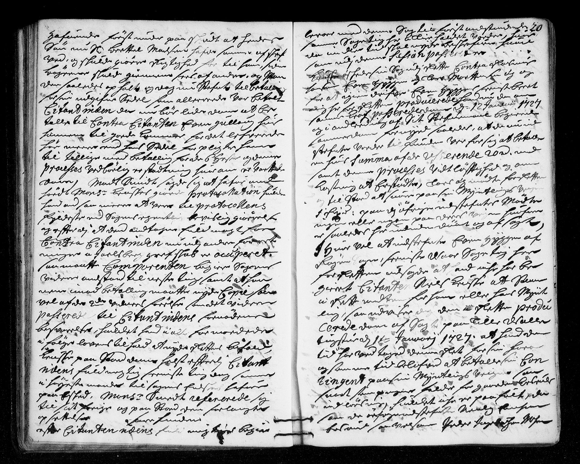 Lier, Røyken og Hurum sorenskriveri, AV/SAKO-A-89/F/Fa/L0046: Tingbok, 1729-1733, p. 20