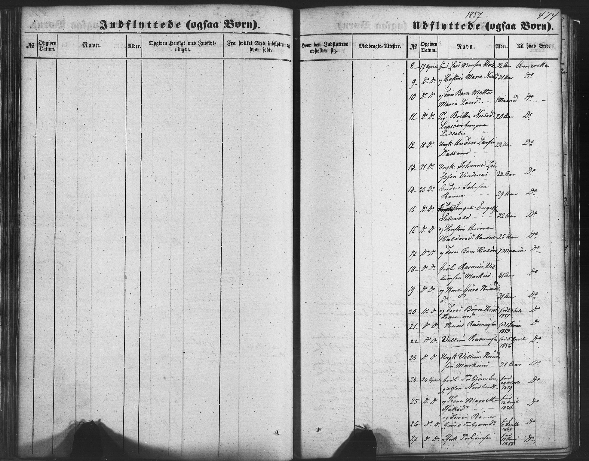 Fusa sokneprestembete, SAB/A-75401/H/Haa: Parish register (official) no. A 1II, 1855-1879, p. 474