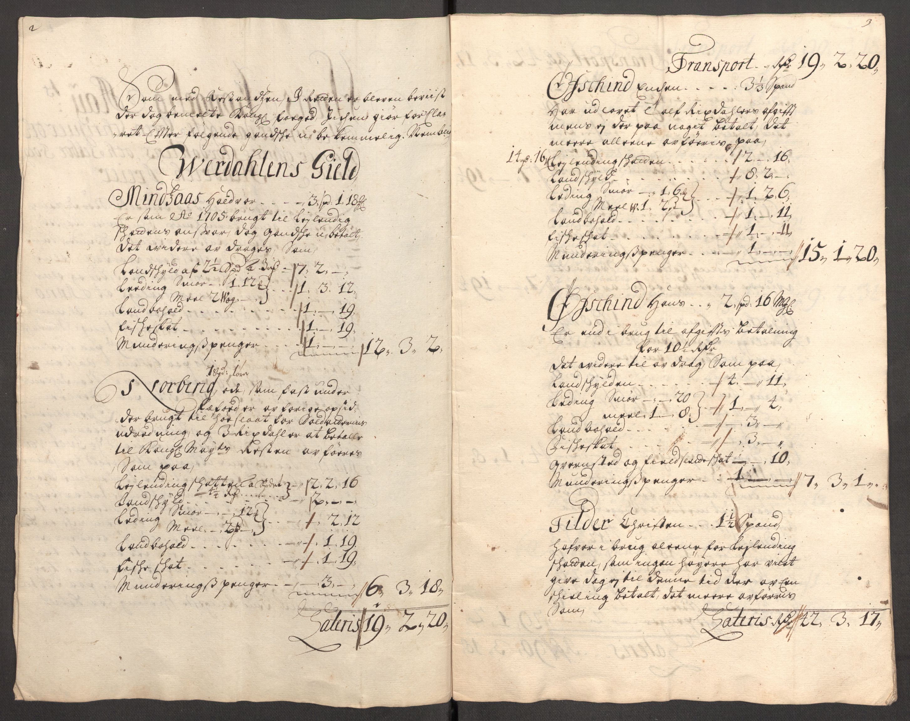 Rentekammeret inntil 1814, Reviderte regnskaper, Fogderegnskap, RA/EA-4092/R62/L4196: Fogderegnskap Stjørdal og Verdal, 1705-1706, p. 489