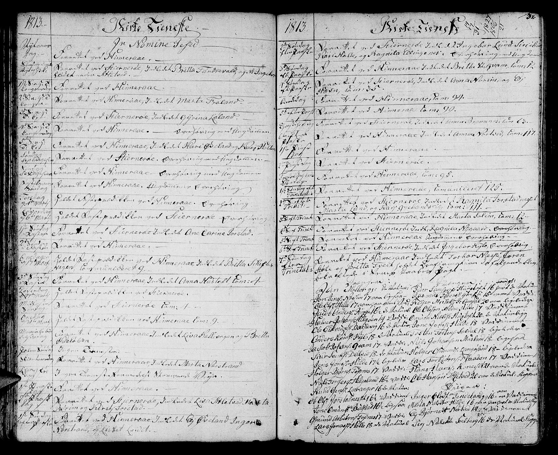 Nedstrand sokneprestkontor, SAST/A-101841/01/IV: Parish register (official) no. A 5, 1795-1816, p. 32