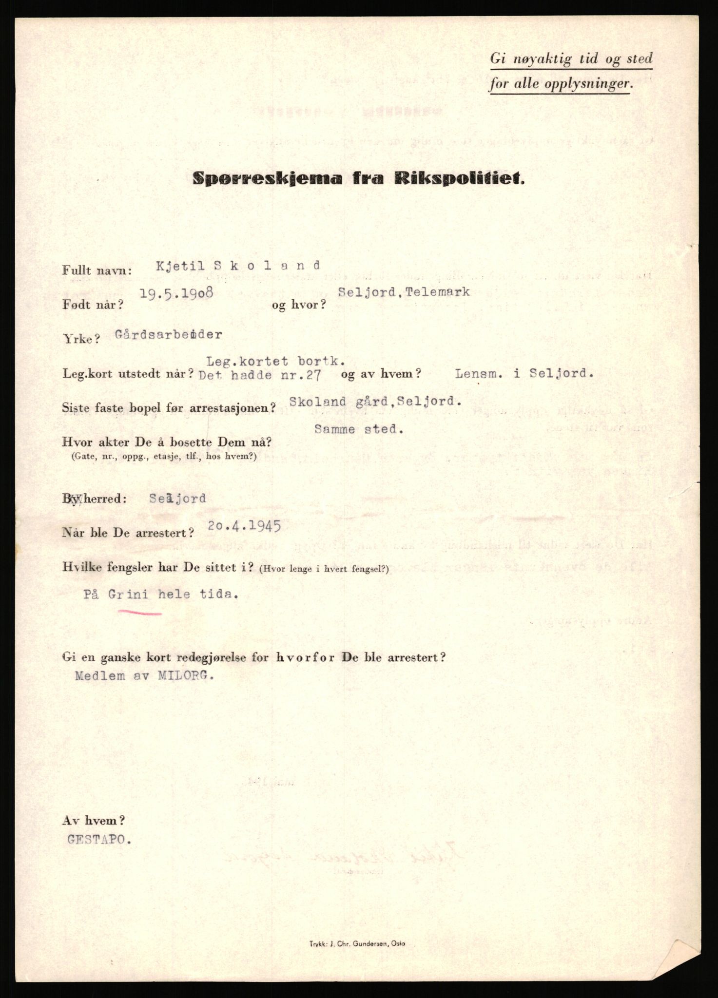 Rikspolitisjefen, AV/RA-S-1560/L/L0015: Scharff, Carlo Max - Stephensen, Gudrun, 1940-1945, p. 504