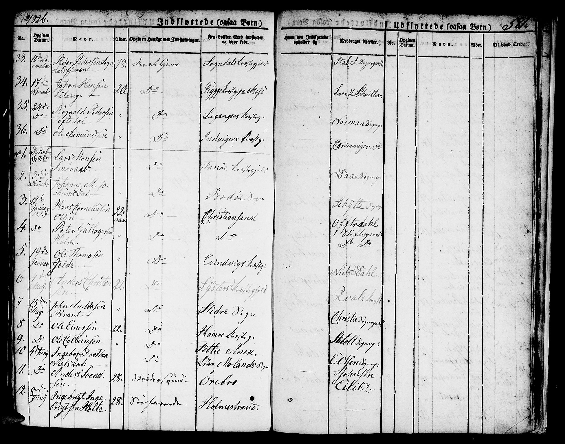 Domkirken sokneprestembete, SAB/A-74801/H/Hab/L0002: Parish register (copy) no. A 2, 1821-1839, p. 581