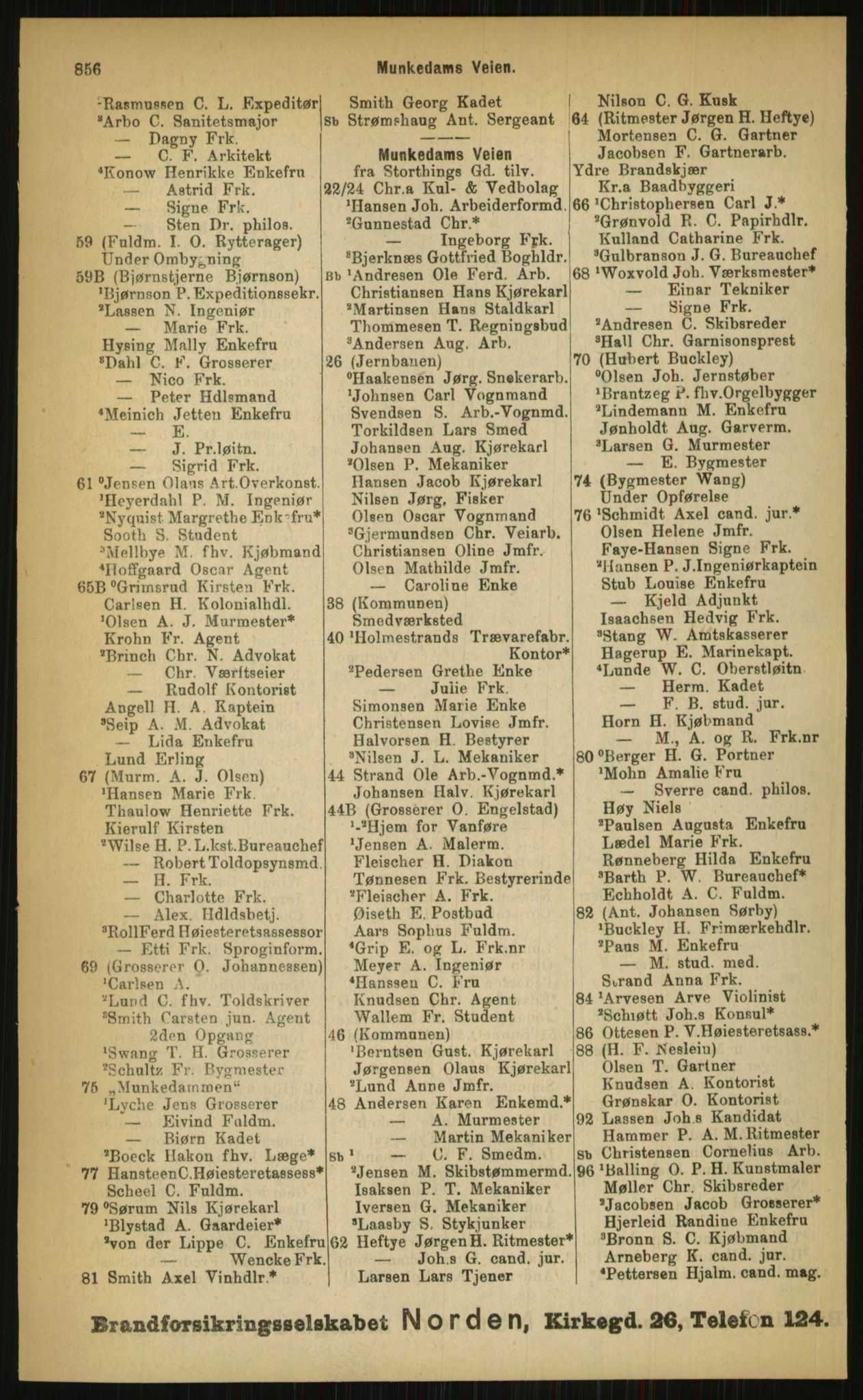 Kristiania/Oslo adressebok, PUBL/-, 1899, p. 856