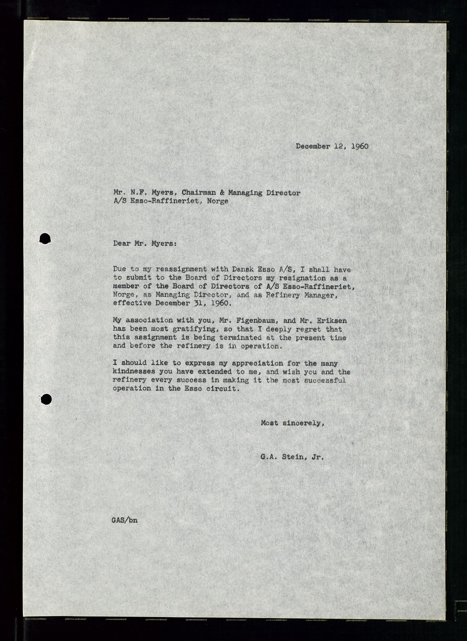 PA 1537 - A/S Essoraffineriet Norge, AV/SAST-A-101957/A/Aa/L0001/0001: Styremøter / Styremøter, board meetings, 1959-1961, p. 81