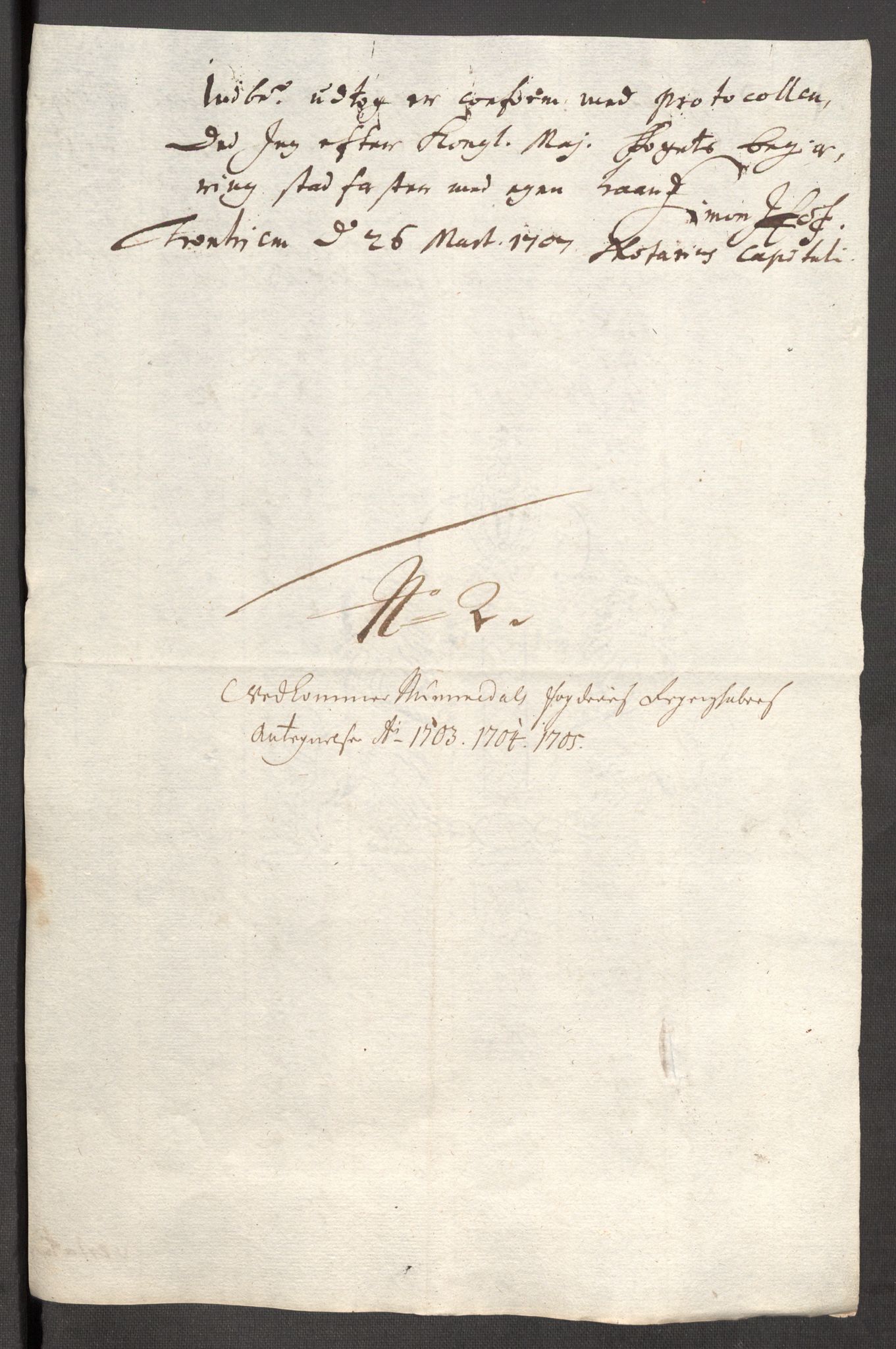 Rentekammeret inntil 1814, Reviderte regnskaper, Fogderegnskap, AV/RA-EA-4092/R64/L4429: Fogderegnskap Namdal, 1705-1706, p. 223