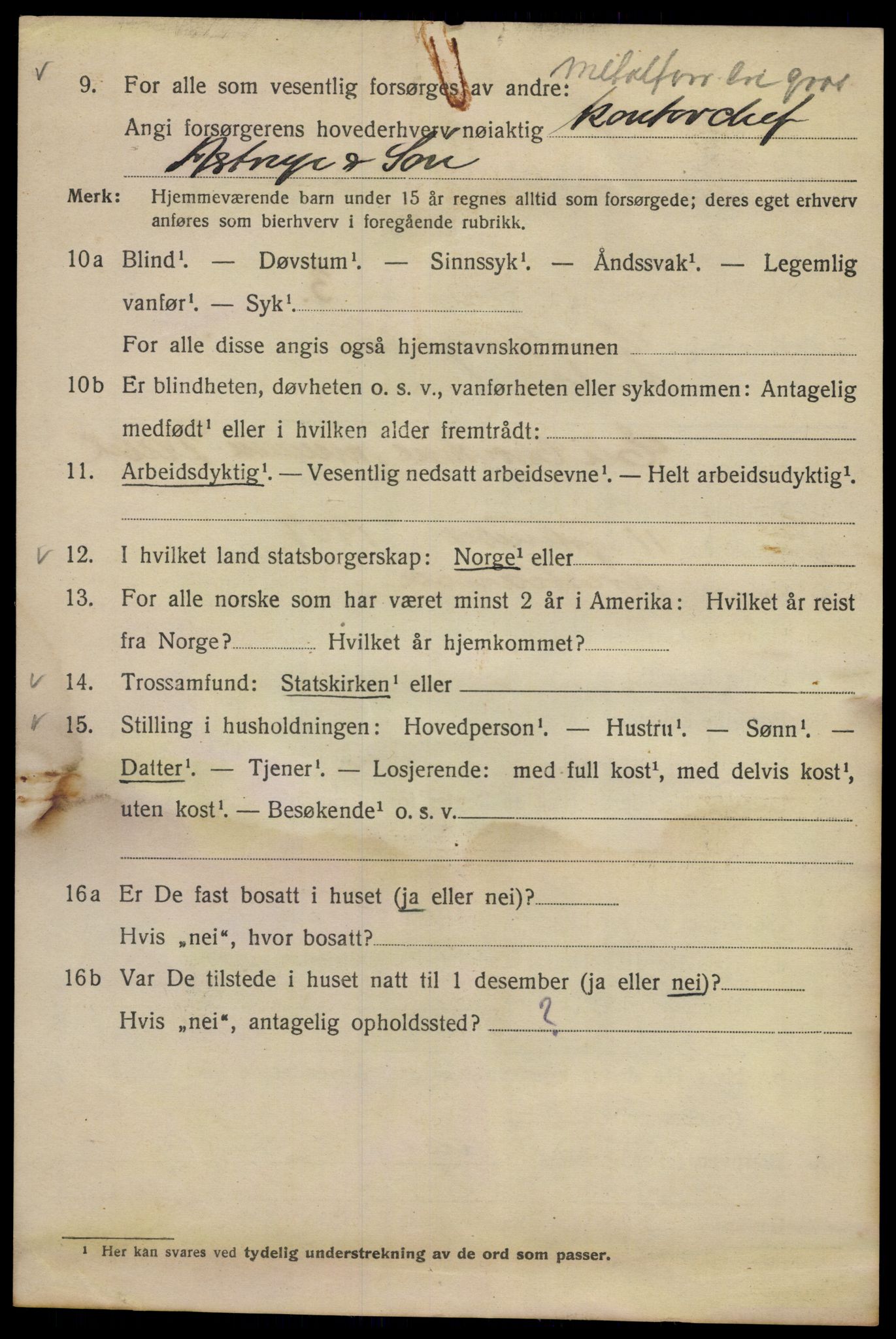 SAO, 1920 census for Kristiania, 1920, p. 247354