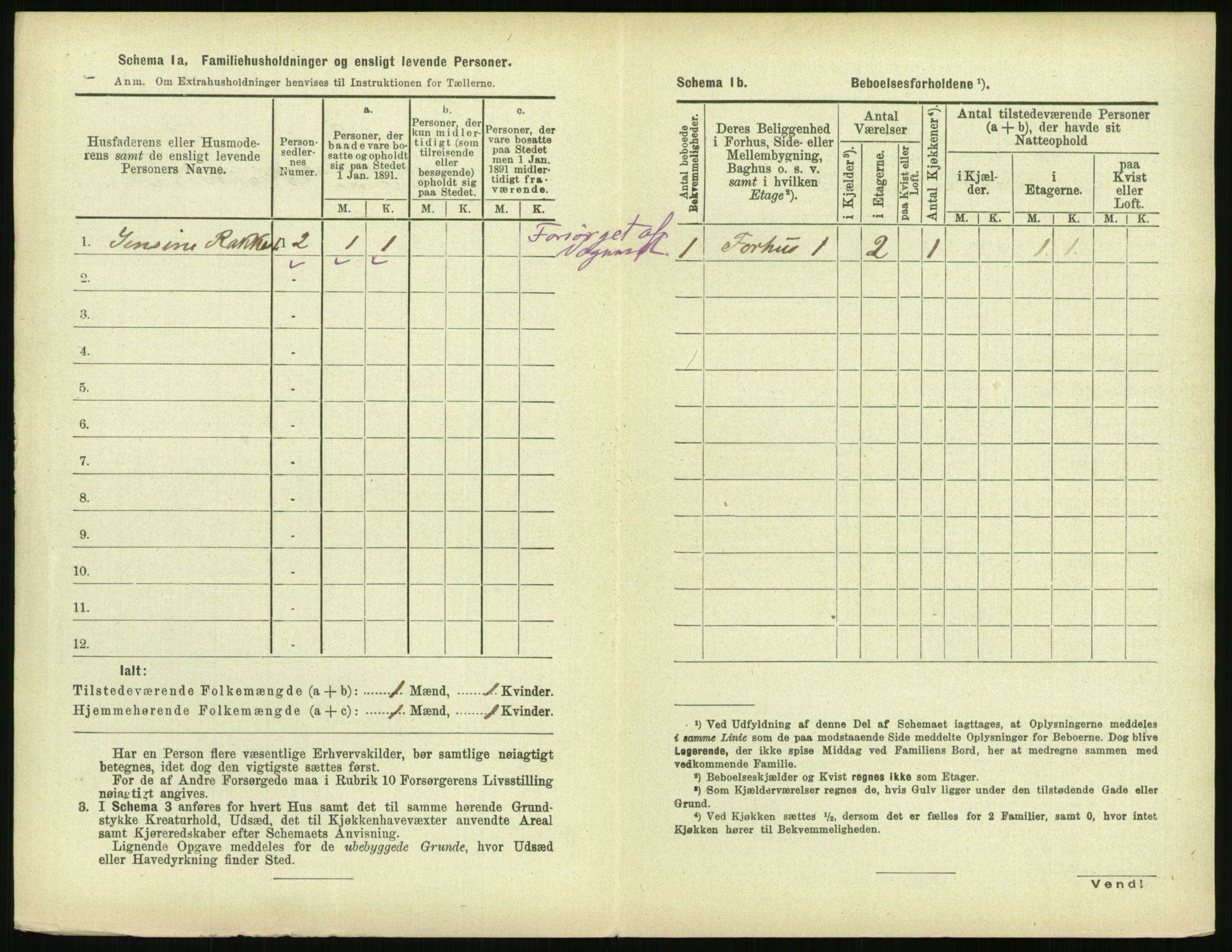 RA, 1891 census for 0802 Langesund, 1891, p. 387