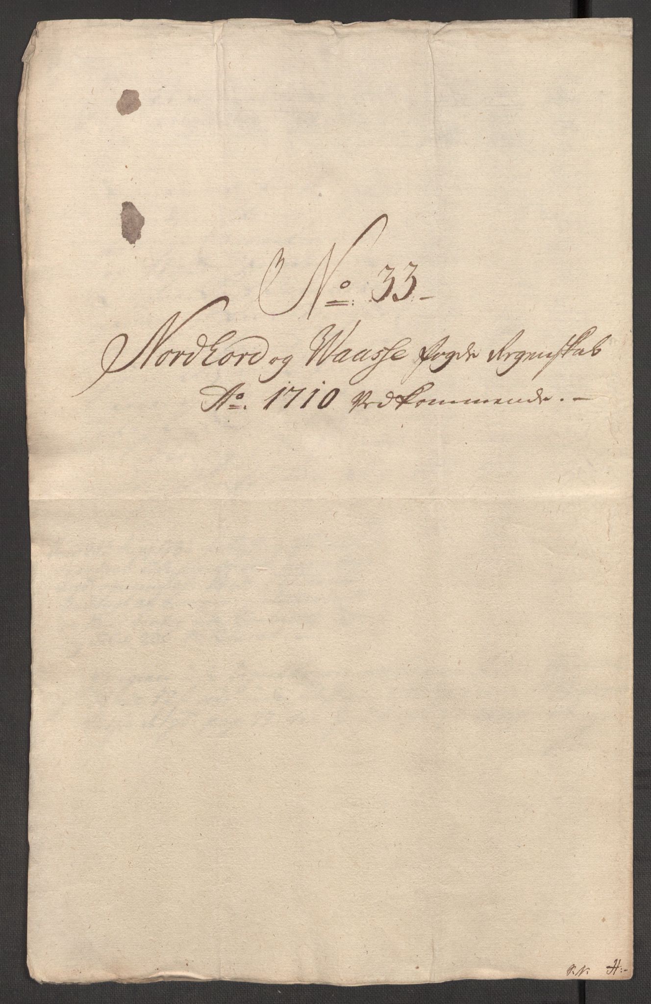 Rentekammeret inntil 1814, Reviderte regnskaper, Fogderegnskap, AV/RA-EA-4092/R51/L3191: Fogderegnskap Nordhordland og Voss, 1710, p. 282