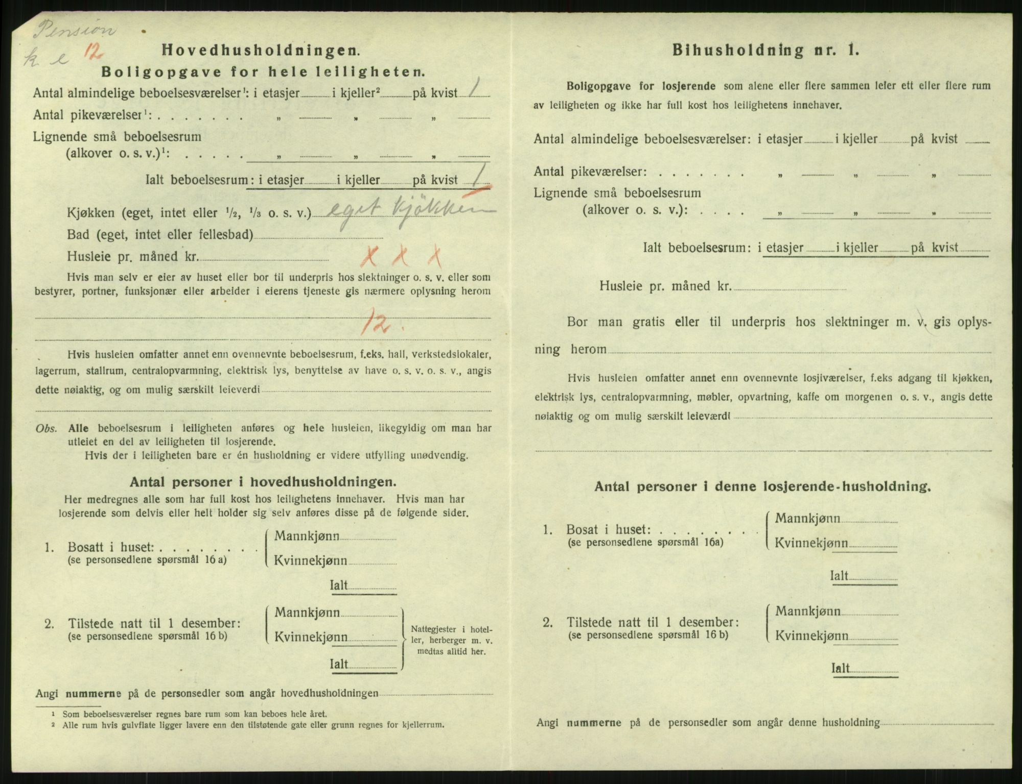 SAKO, 1920 census for Horten, 1920, p. 4460