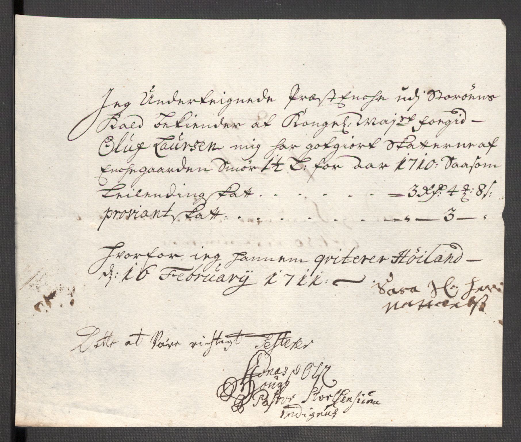 Rentekammeret inntil 1814, Reviderte regnskaper, Fogderegnskap, AV/RA-EA-4092/R48/L2986: Fogderegnskap Sunnhordland og Hardanger, 1709-1710, p. 577