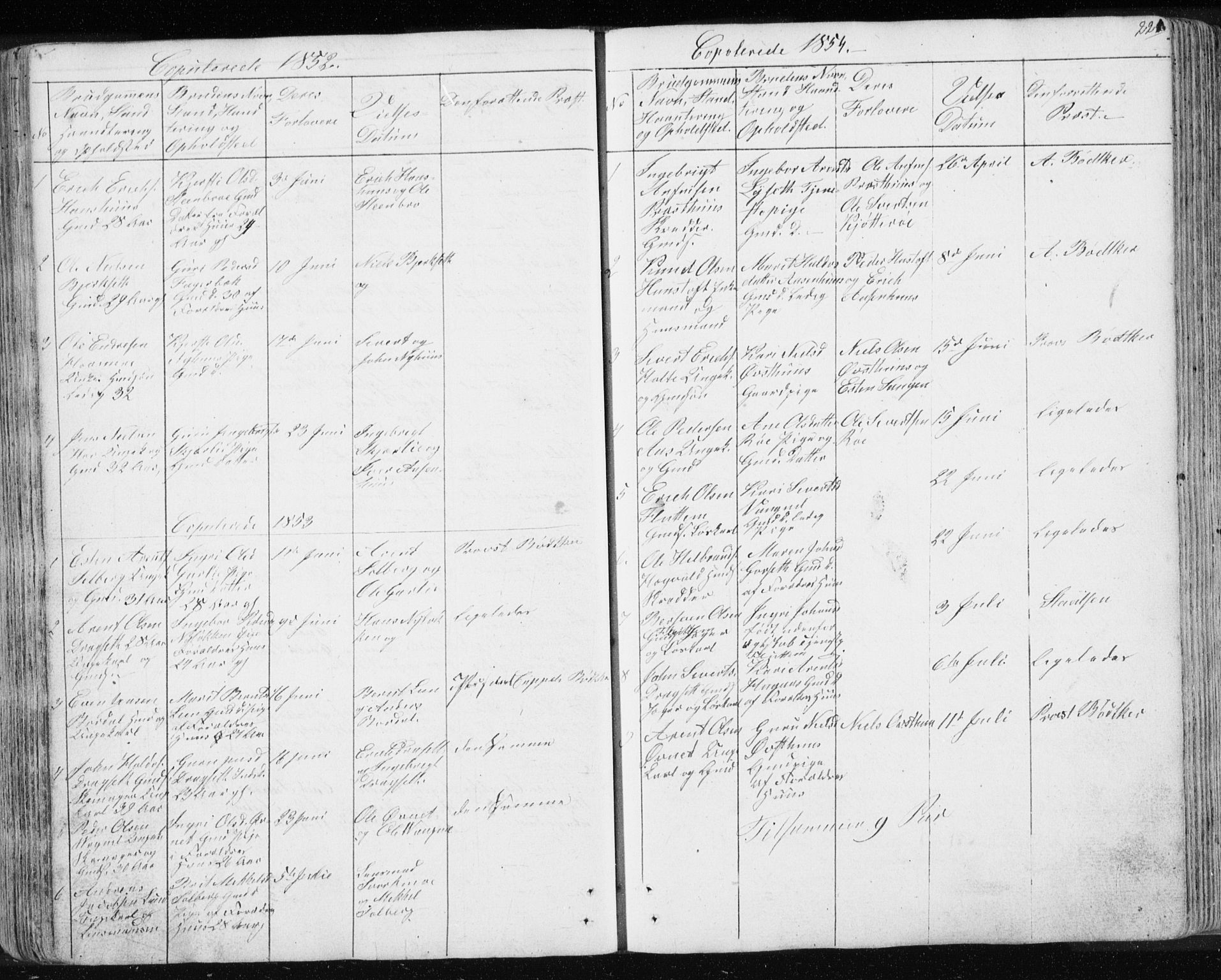 Ministerialprotokoller, klokkerbøker og fødselsregistre - Sør-Trøndelag, SAT/A-1456/689/L1043: Parish register (copy) no. 689C02, 1816-1892, p. 221