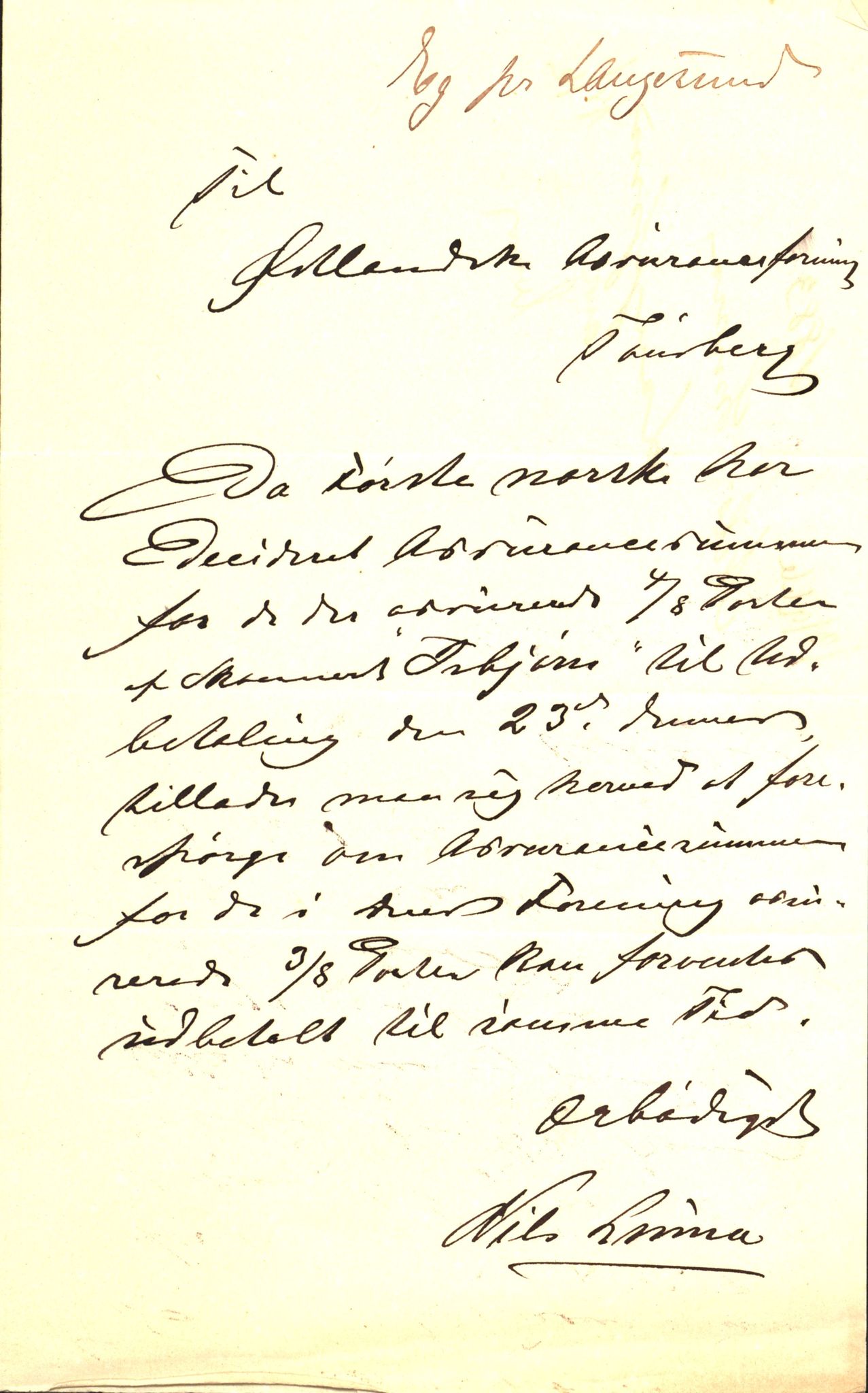 Pa 63 - Østlandske skibsassuranceforening, VEMU/A-1079/G/Ga/L0016/0007: Havaridokumenter / Mariane, Lækna, Luna, L'Union, 1883, p. 58