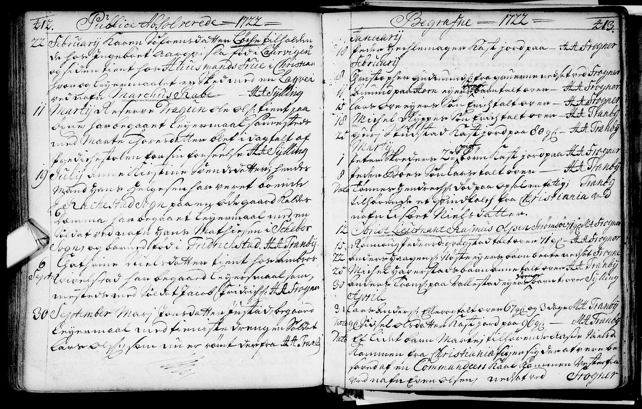 Lier kirkebøker, AV/SAKO-A-230/F/Fa/L0002: Parish register (official) no. I 2, 1701-1726, p. 412-413