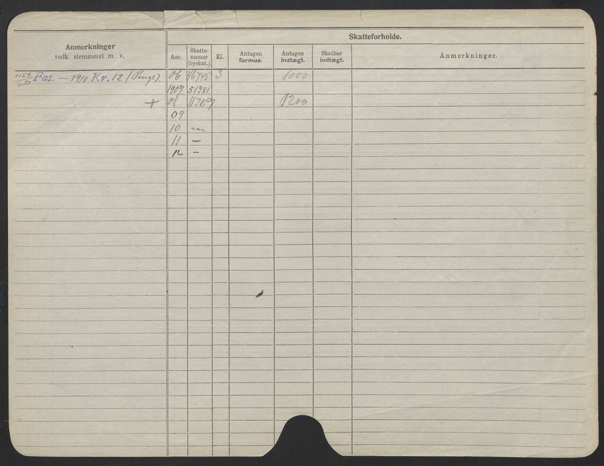 Oslo folkeregister, Registerkort, AV/SAO-A-11715/F/Fa/Fac/L0024: Kvinner, 1906-1914, p. 671b