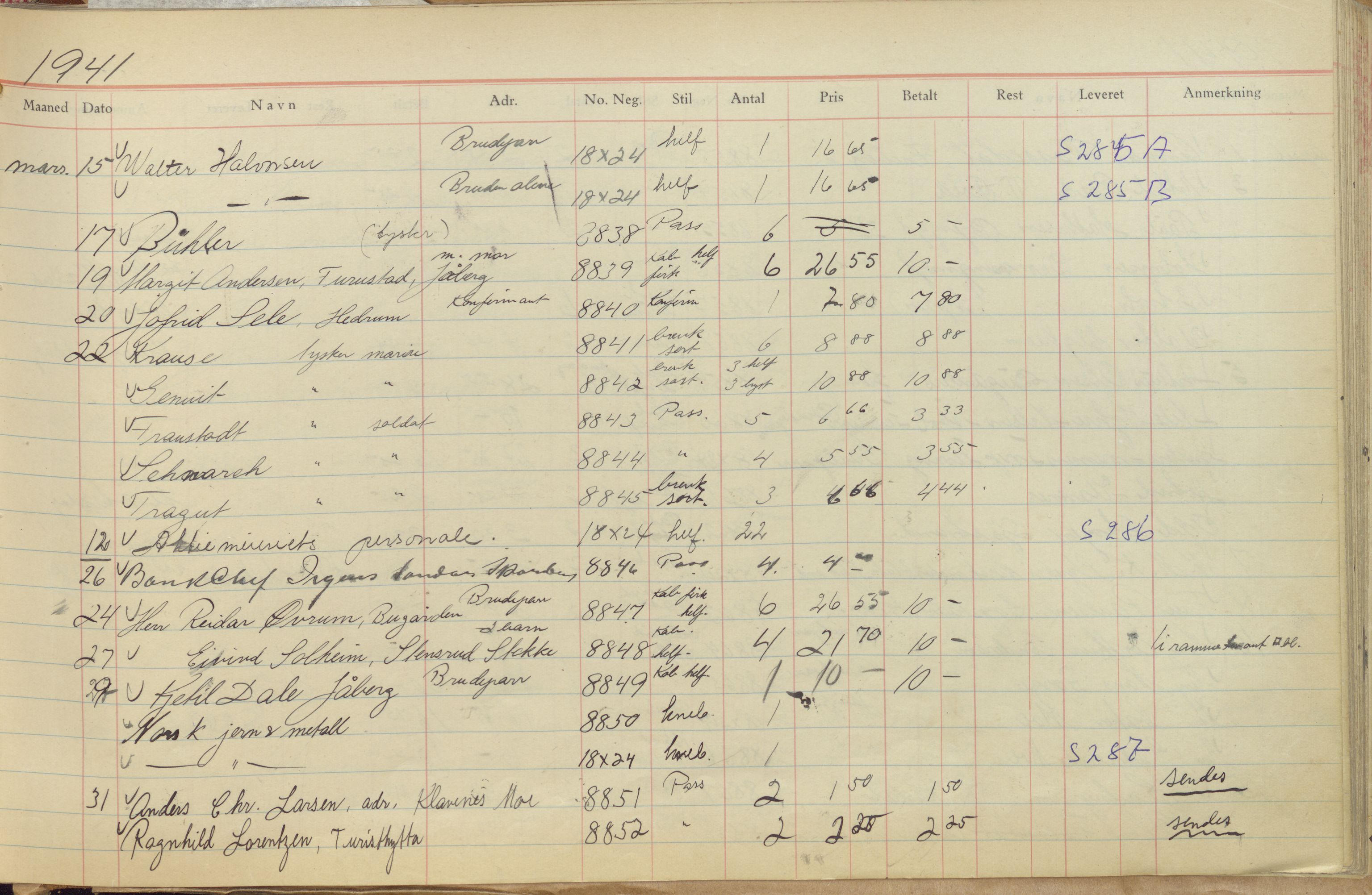 Pa 1494 - Jørgensen, Antonius. Fotograf, VEMU/A-2760/F/Fb, 1927-1984, p. 545