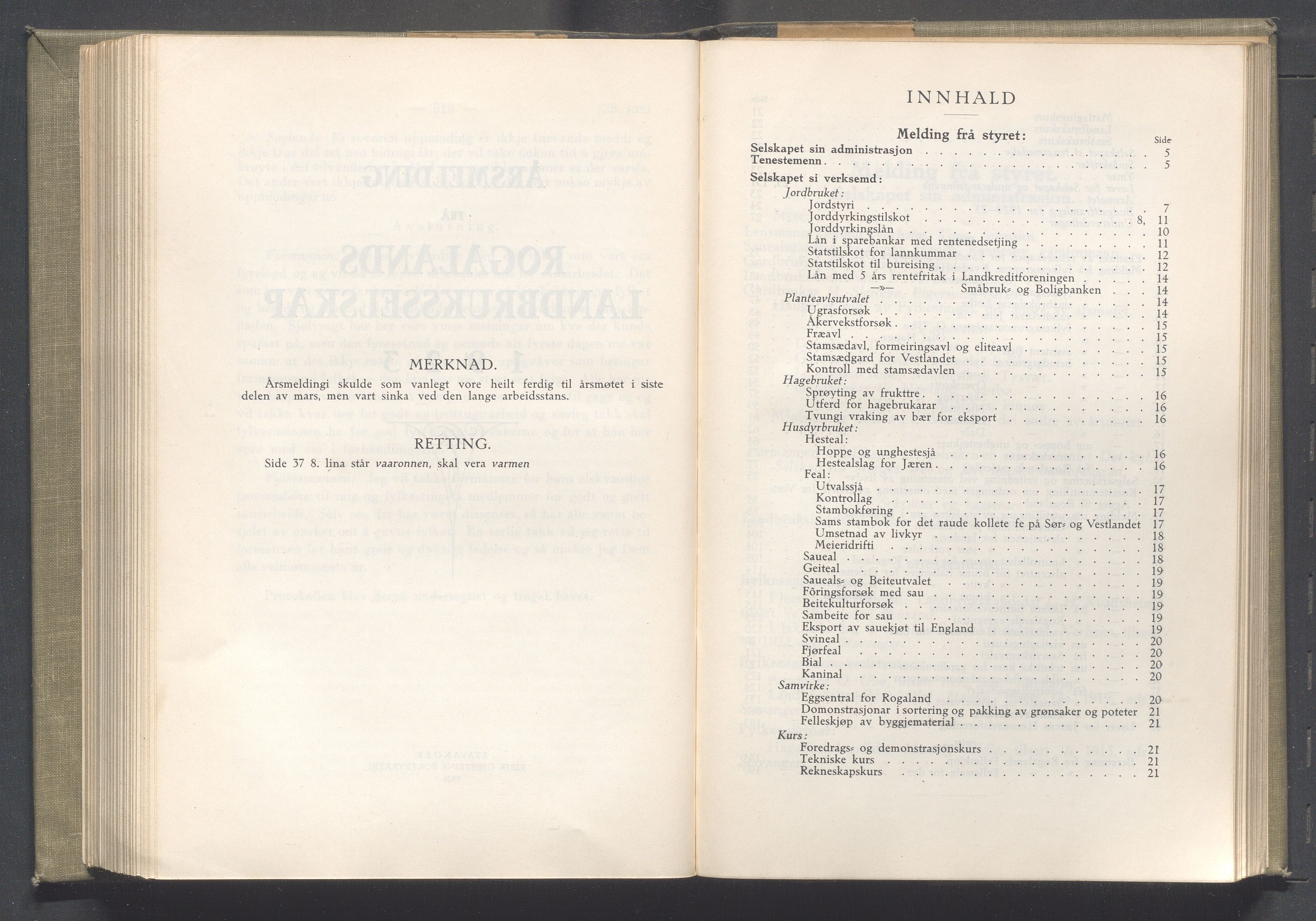 Rogaland fylkeskommune - Fylkesrådmannen , IKAR/A-900/A/Aa/Aaa/L0043: Møtebok , 1924, p. 2-3