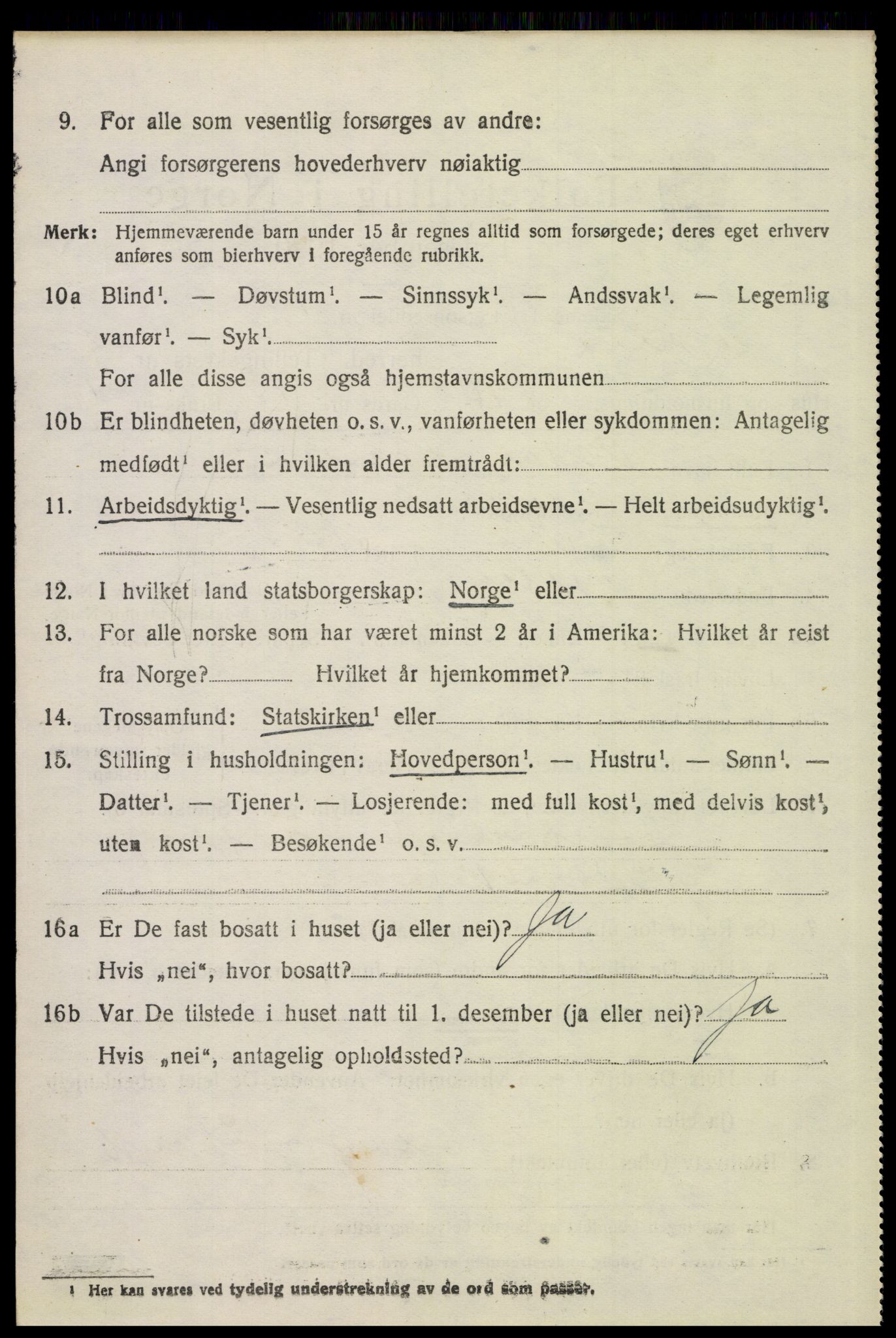 SAH, 1920 census for Grue, 1920, p. 3248