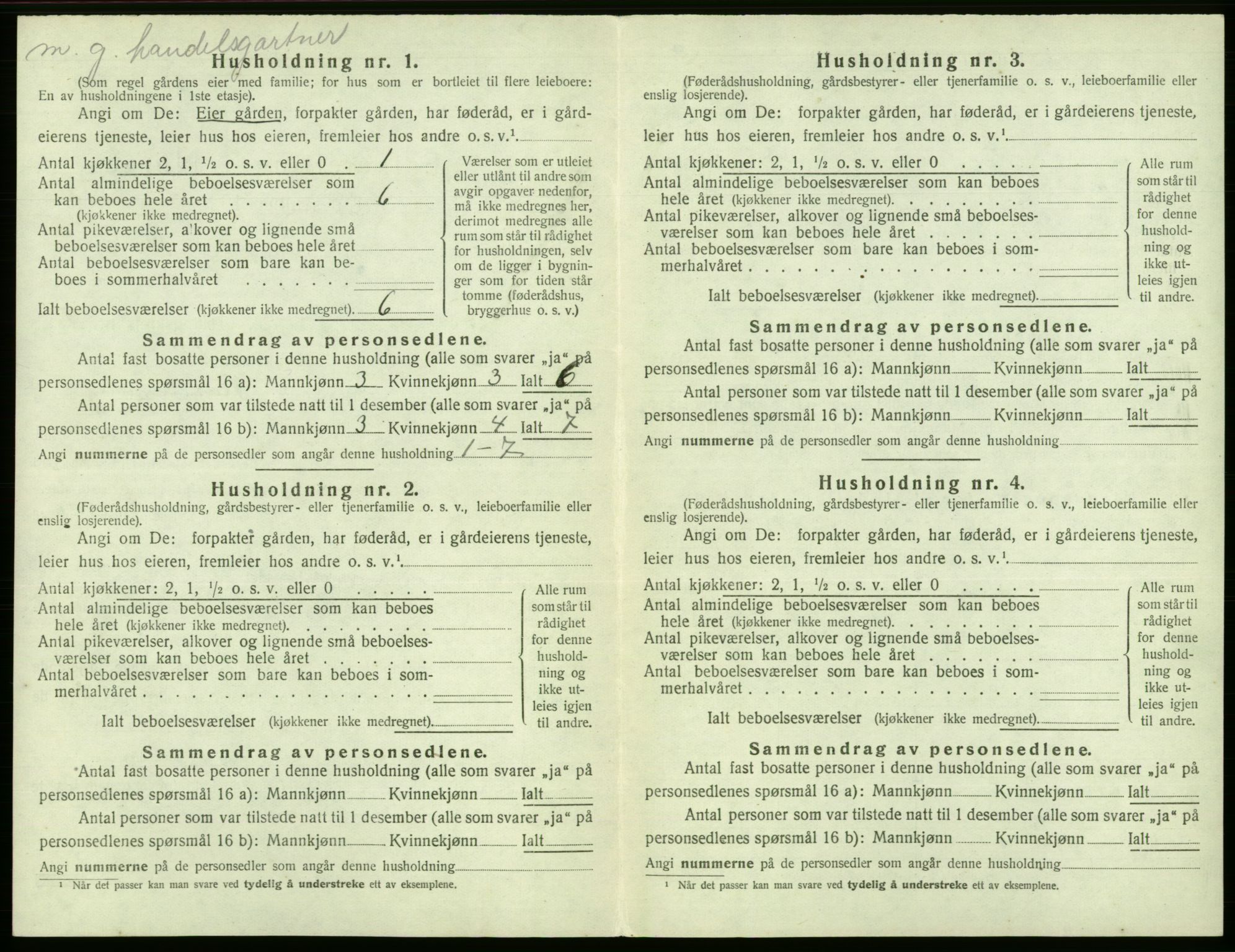 SAB, 1920 census for Fana, 1920, p. 1649
