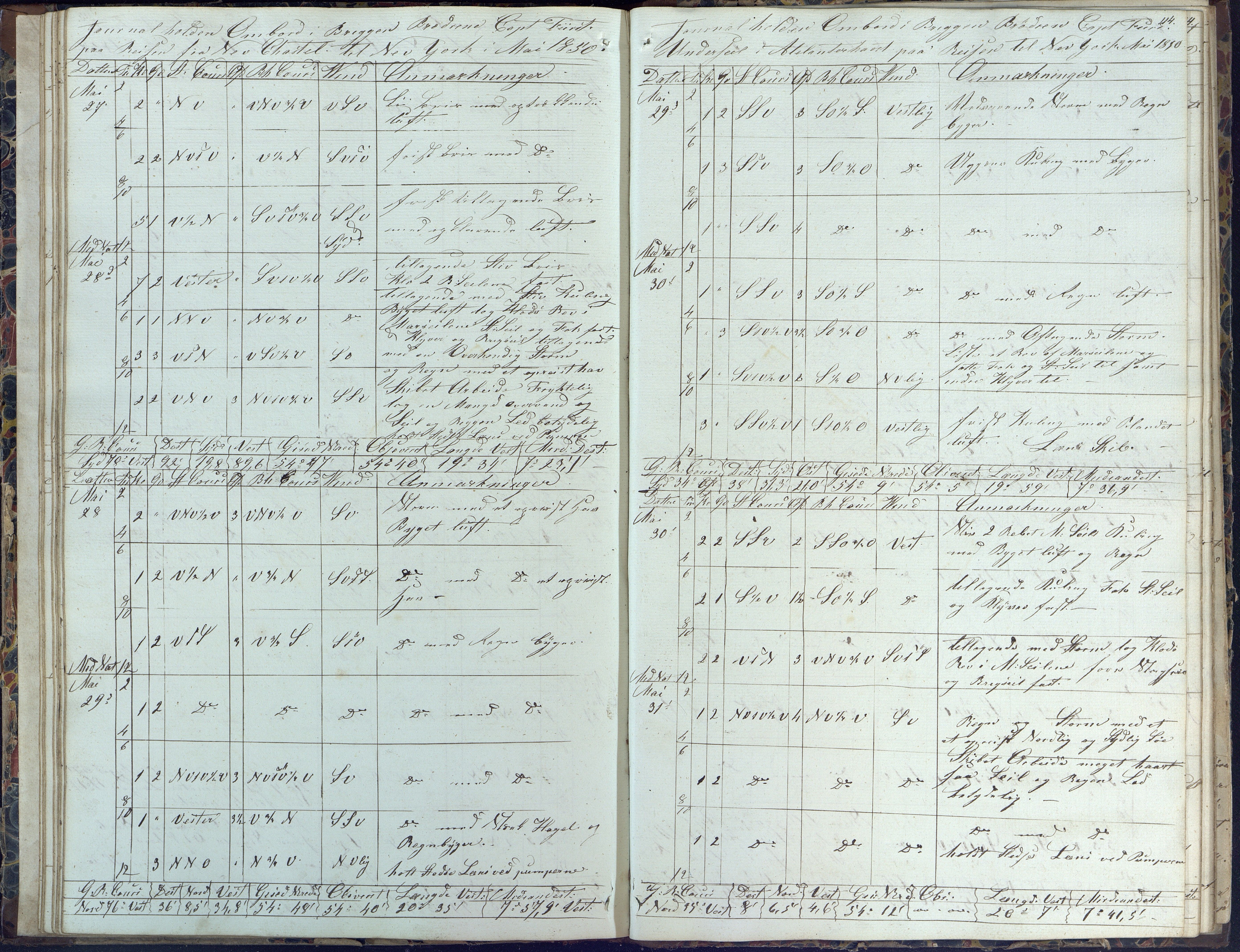 Fartøysarkivet, AAKS/PA-1934/F/L0062/0001: Flere fartøy (se mappenivå) / Brødrene (brigg), 1849-1858, p. 114