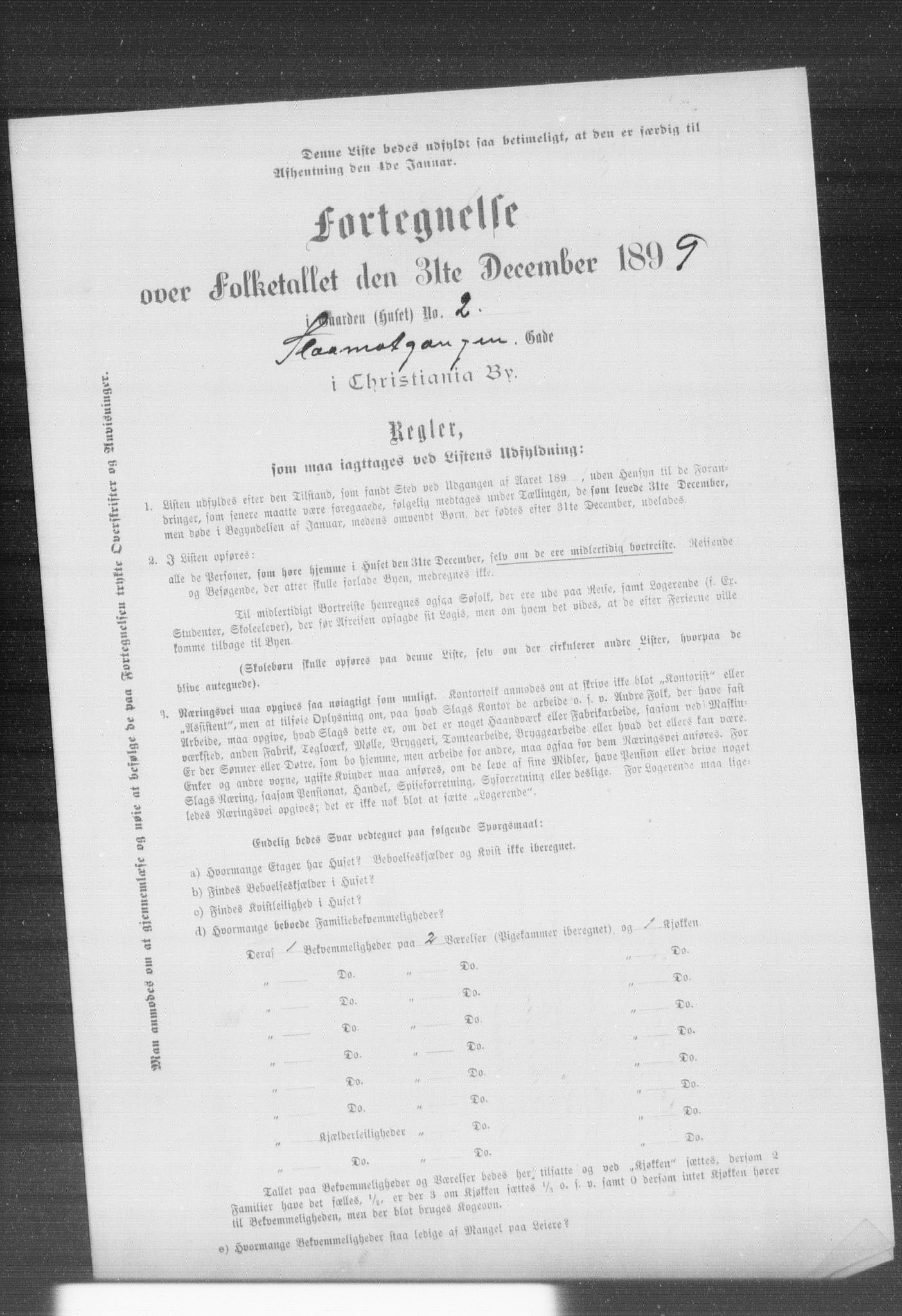 OBA, Municipal Census 1899 for Kristiania, 1899, p. 12570