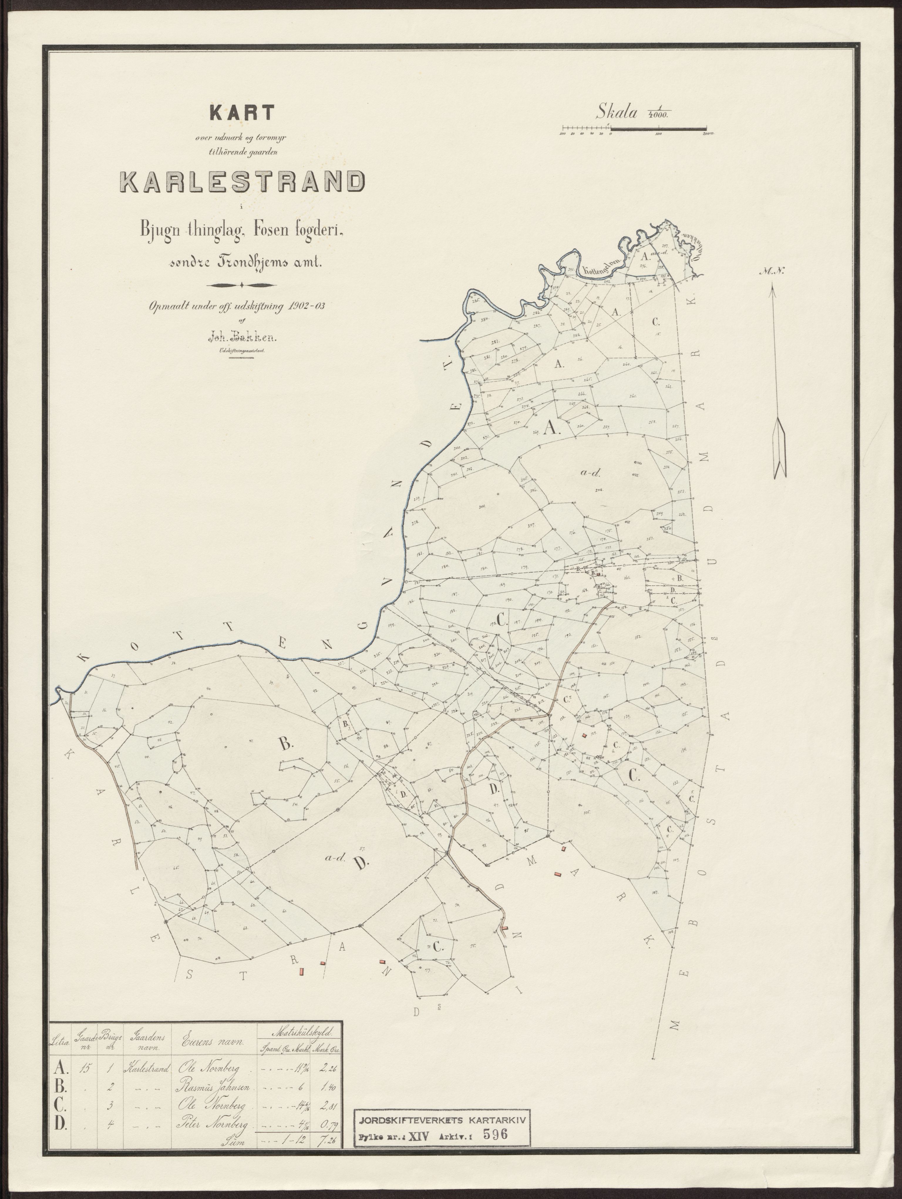 Jordskifteverkets kartarkiv, AV/RA-S-3929/T, 1859-1988, p. 819