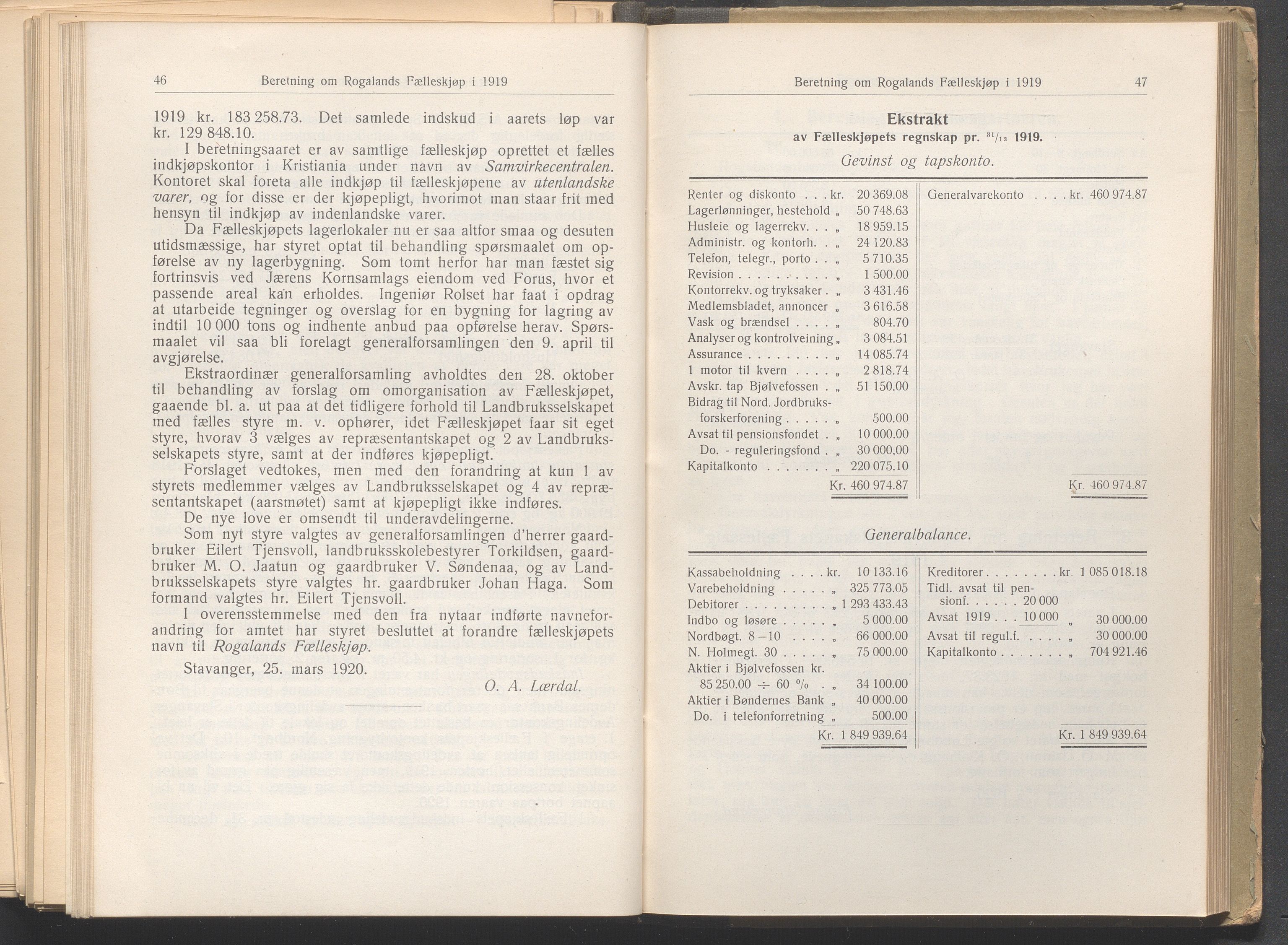 Rogaland fylkeskommune - Fylkesrådmannen , IKAR/A-900/A, 1920, p. 428