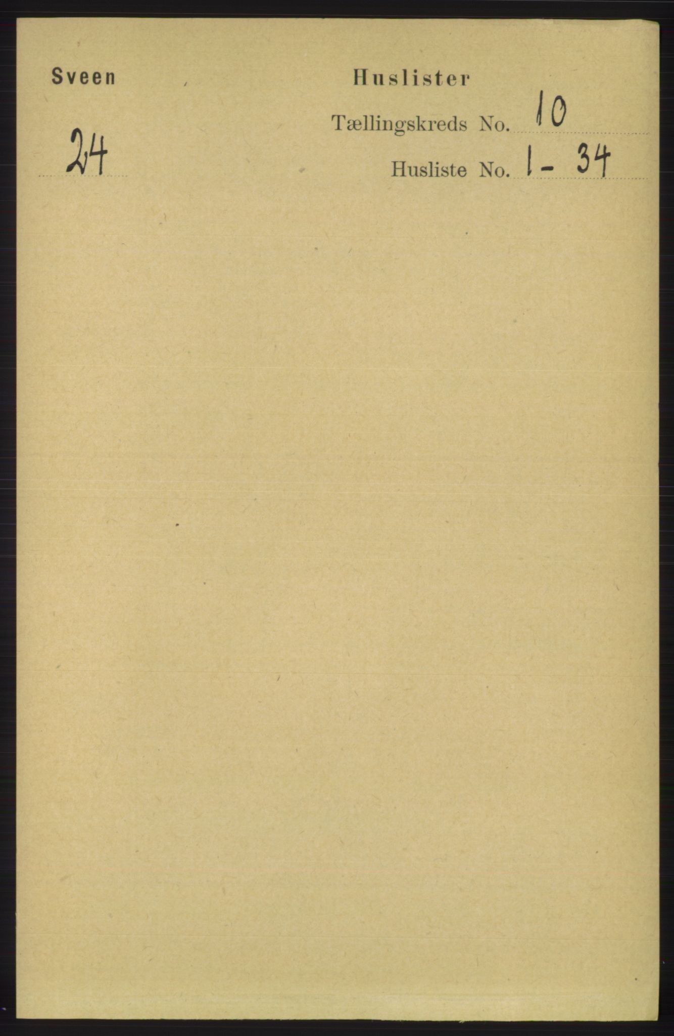 RA, 1891 census for 1216 Sveio, 1891, p. 2878