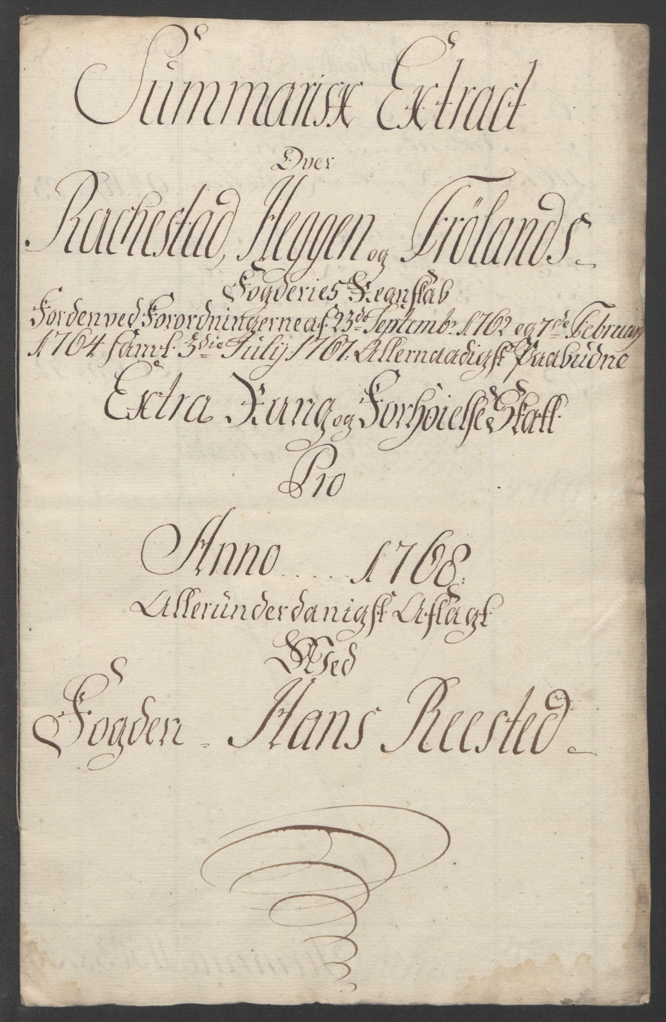 Rentekammeret inntil 1814, Reviderte regnskaper, Fogderegnskap, AV/RA-EA-4092/R07/L0413: Ekstraskatten Rakkestad, Heggen og Frøland, 1762-1772, p. 373