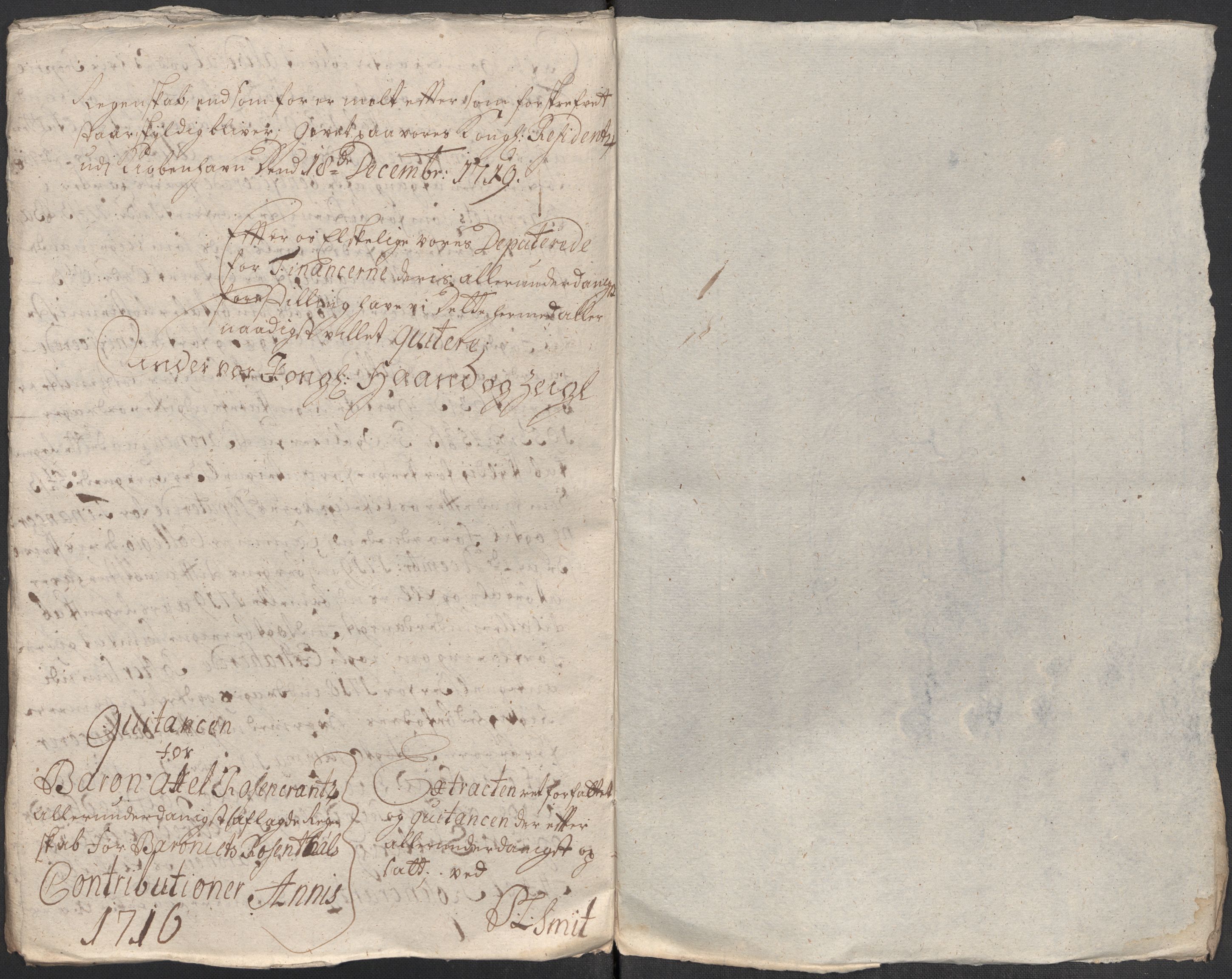 Rentekammeret inntil 1814, Reviderte regnskaper, Fogderegnskap, AV/RA-EA-4092/R49/L3139: Fogderegnskap Rosendal Baroni, 1715-1717, p. 123