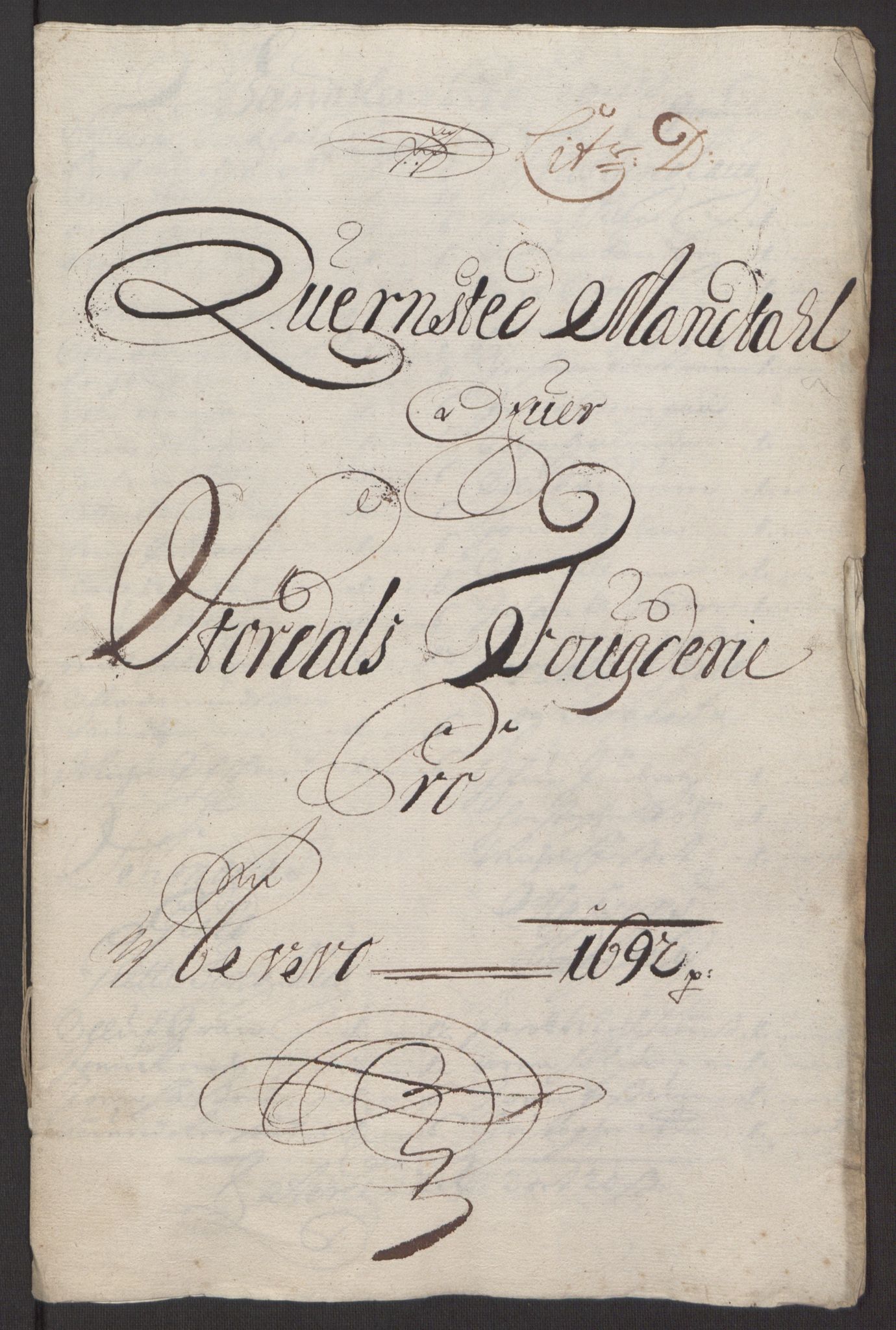 Rentekammeret inntil 1814, Reviderte regnskaper, Fogderegnskap, RA/EA-4092/R62/L4185: Fogderegnskap Stjørdal og Verdal, 1692, p. 92