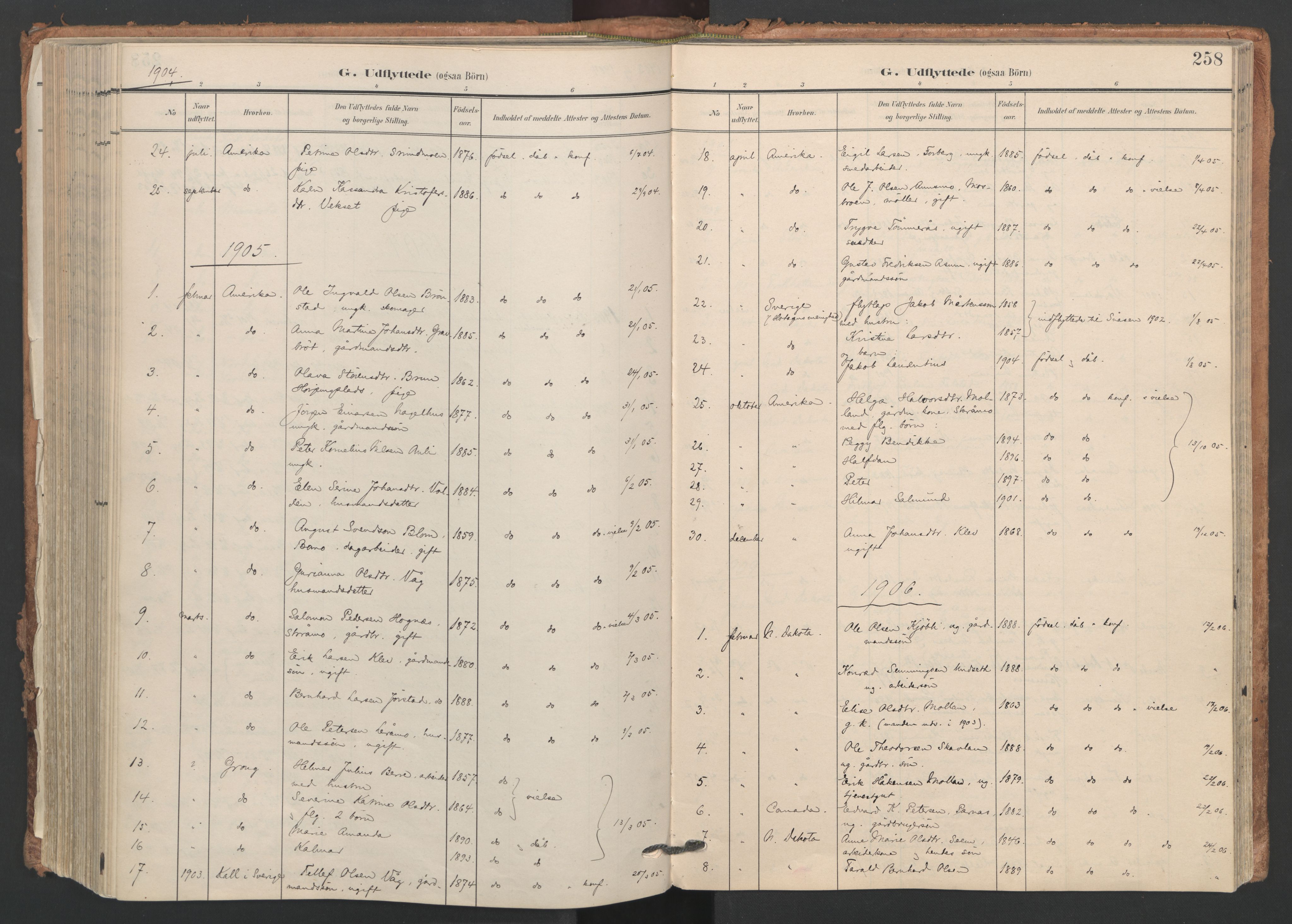 Ministerialprotokoller, klokkerbøker og fødselsregistre - Nord-Trøndelag, AV/SAT-A-1458/749/L0477: Parish register (official) no. 749A11, 1902-1927, p. 258