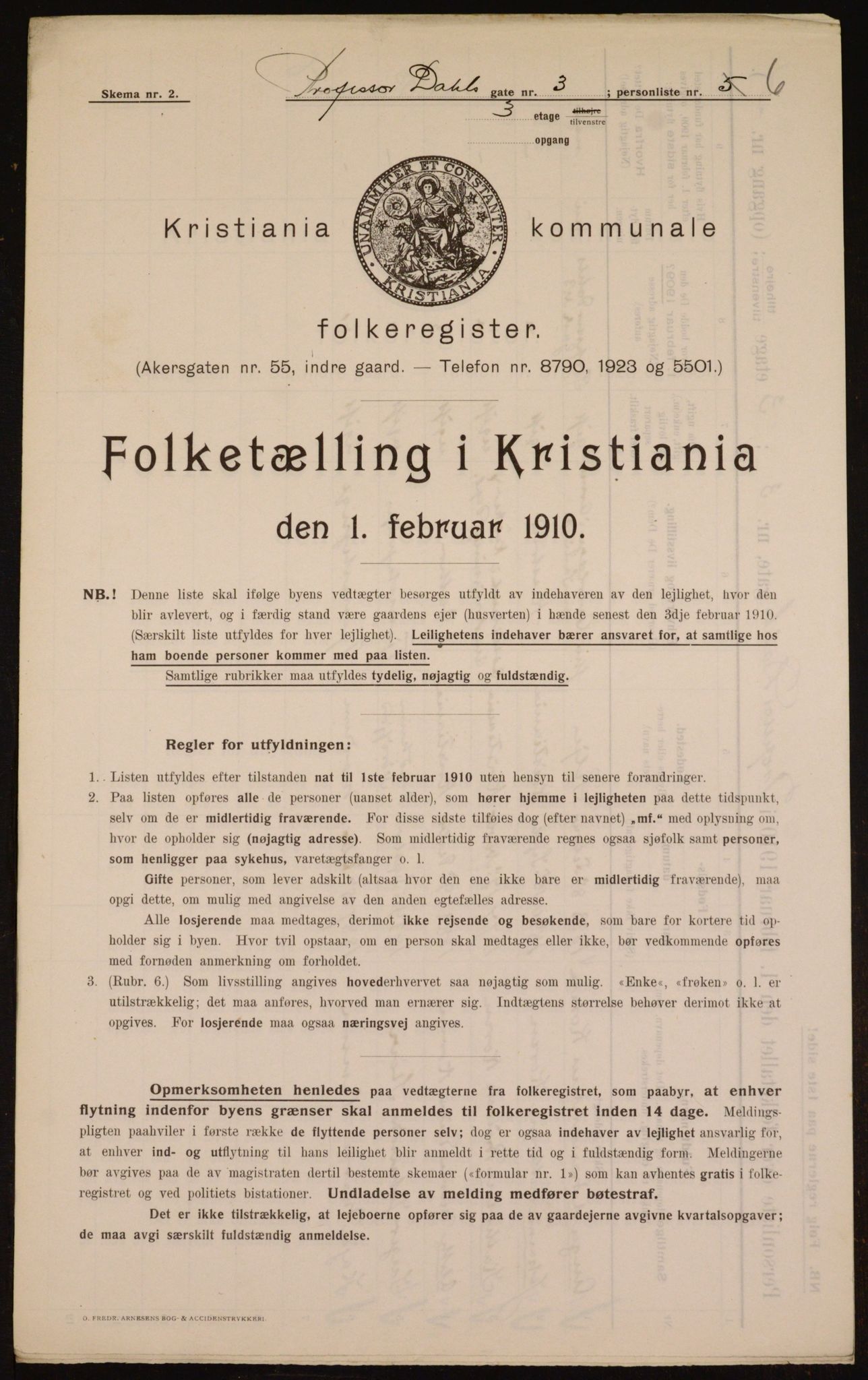 OBA, Municipal Census 1910 for Kristiania, 1910, p. 77866