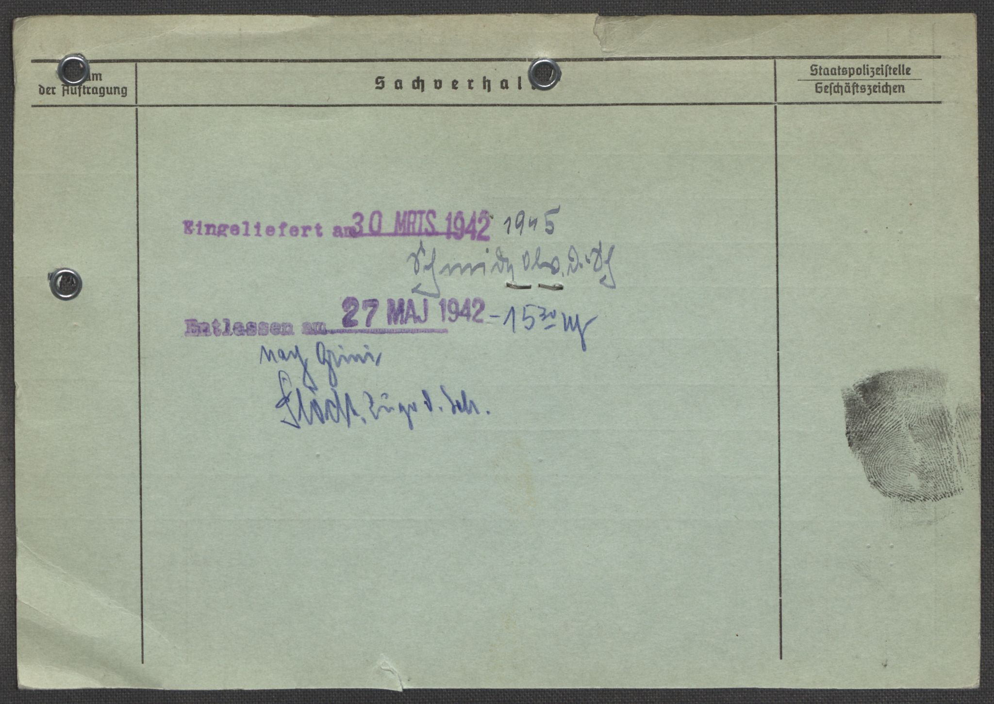 Befehlshaber der Sicherheitspolizei und des SD, AV/RA-RAFA-5969/E/Ea/Eaa/L0009: Register over norske fanger i Møllergata 19: Ru-Sy, 1940-1945, p. 1591