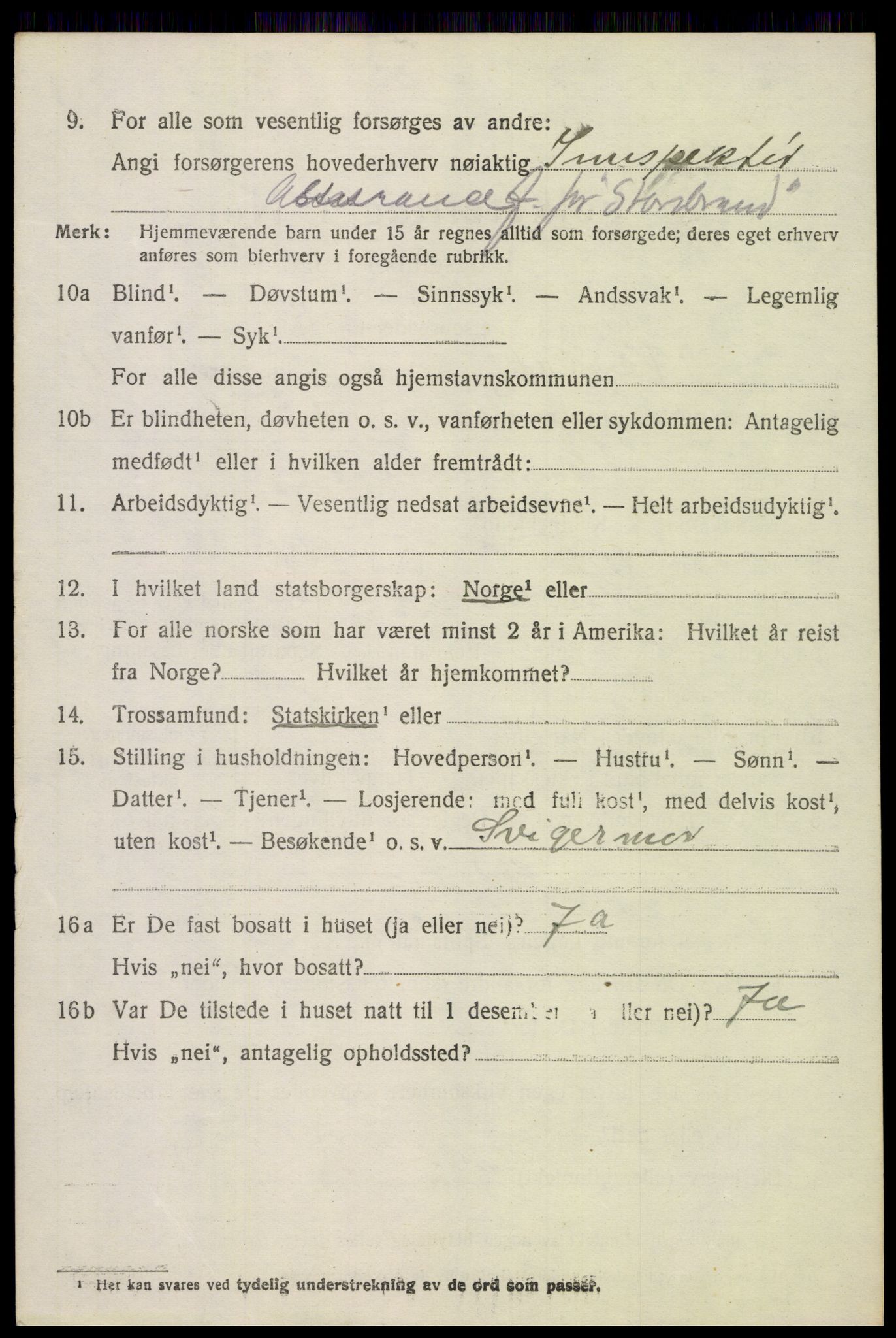 SAH, 1920 census for Vardal, 1920, p. 13132