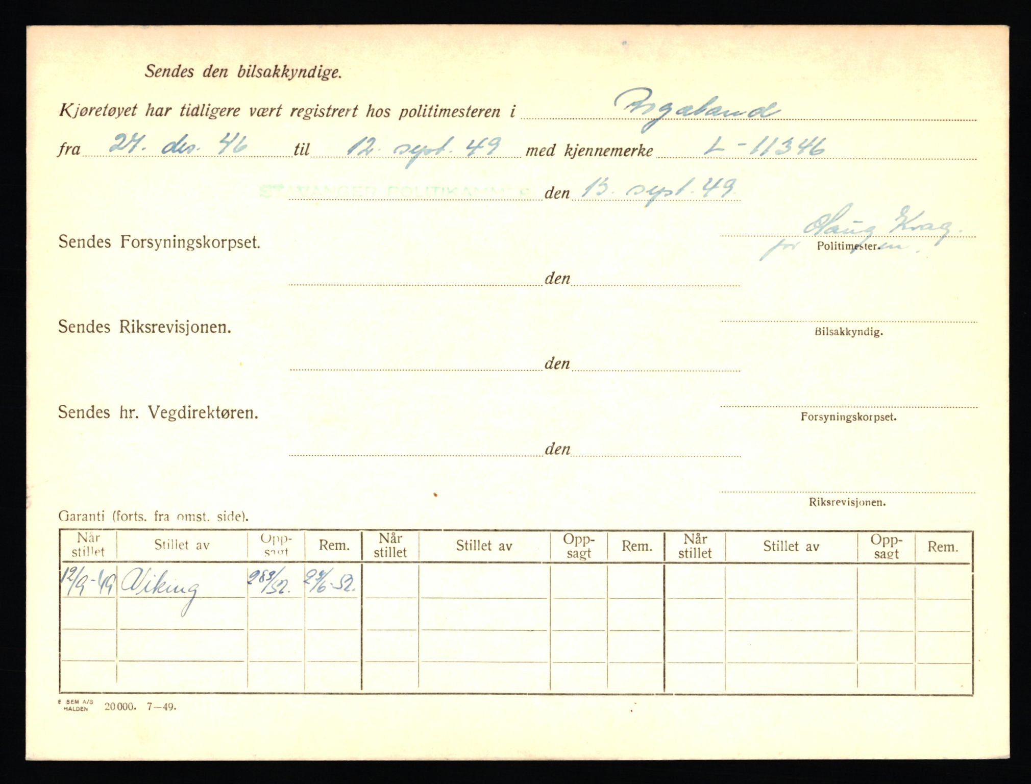 Stavanger trafikkstasjon, AV/SAST-A-101942/0/F/L0006: L-1700 - L-2149, 1930-1971, p. 1596