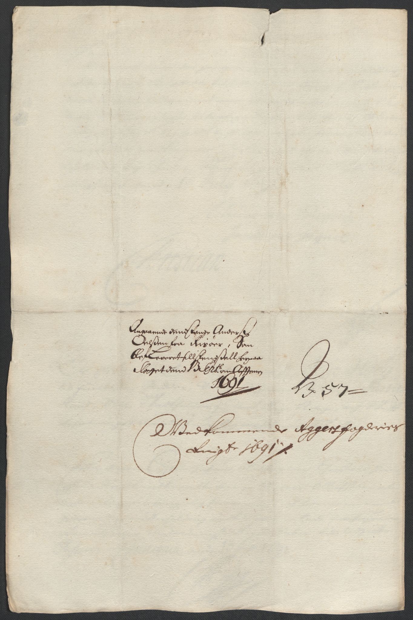 Rentekammeret inntil 1814, Reviderte regnskaper, Fogderegnskap, AV/RA-EA-4092/R08/L0425: Fogderegnskap Aker, 1690-1691, p. 180