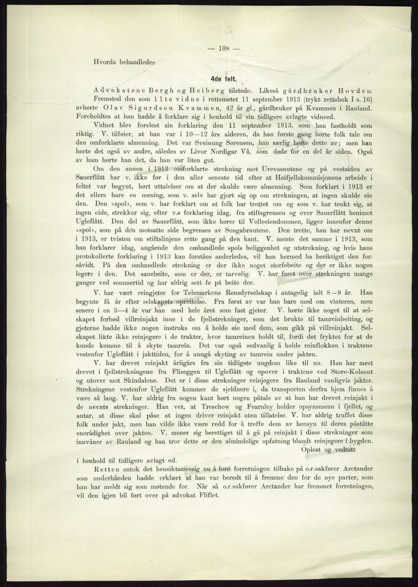 Høyfjellskommisjonen, AV/RA-S-1546/X/Xa/L0001: Nr. 1-33, 1909-1953, p. 1695