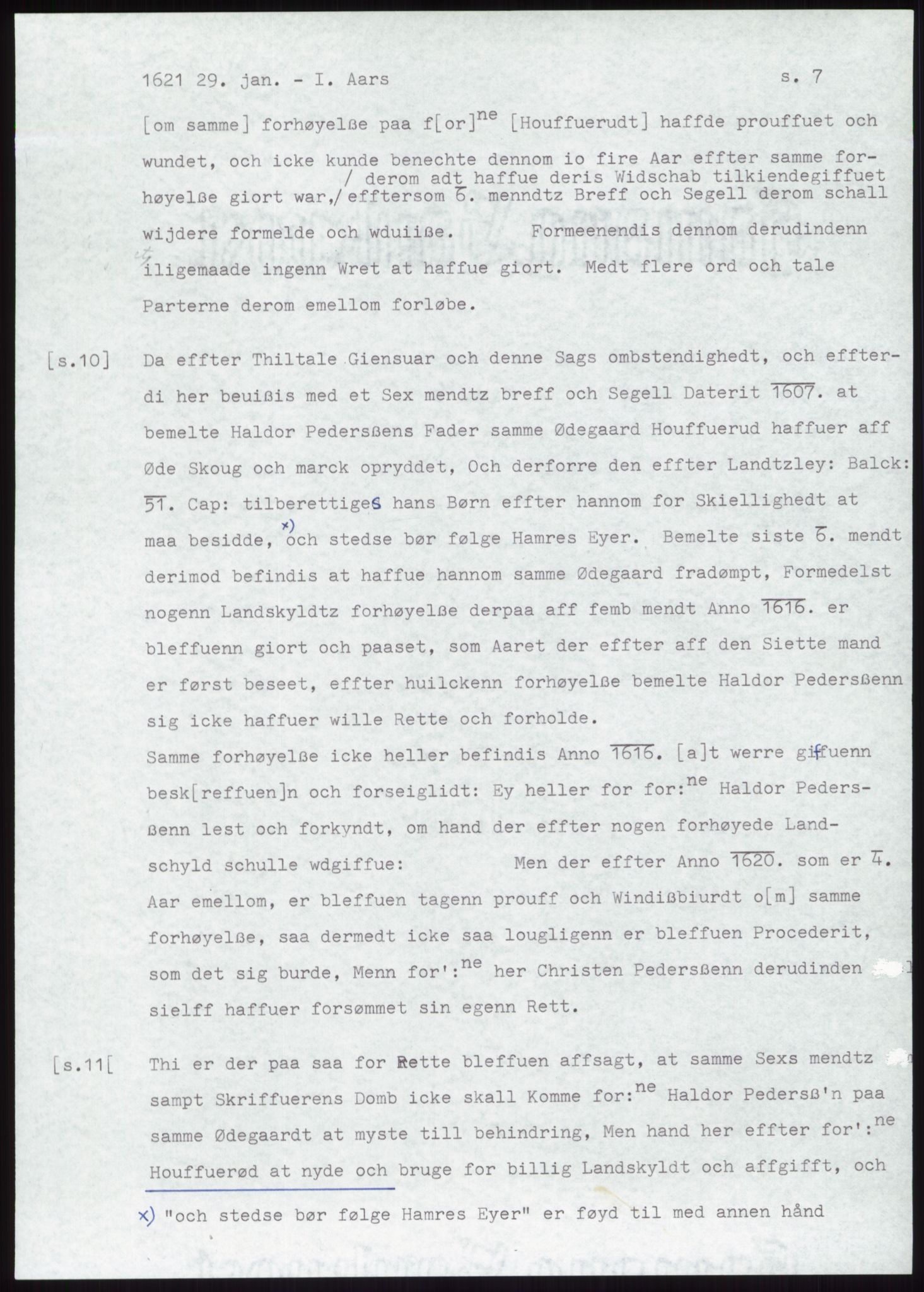 Samlinger til kildeutgivelse, Diplomavskriftsamlingen, AV/RA-EA-4053/H/Ha, p. 1876