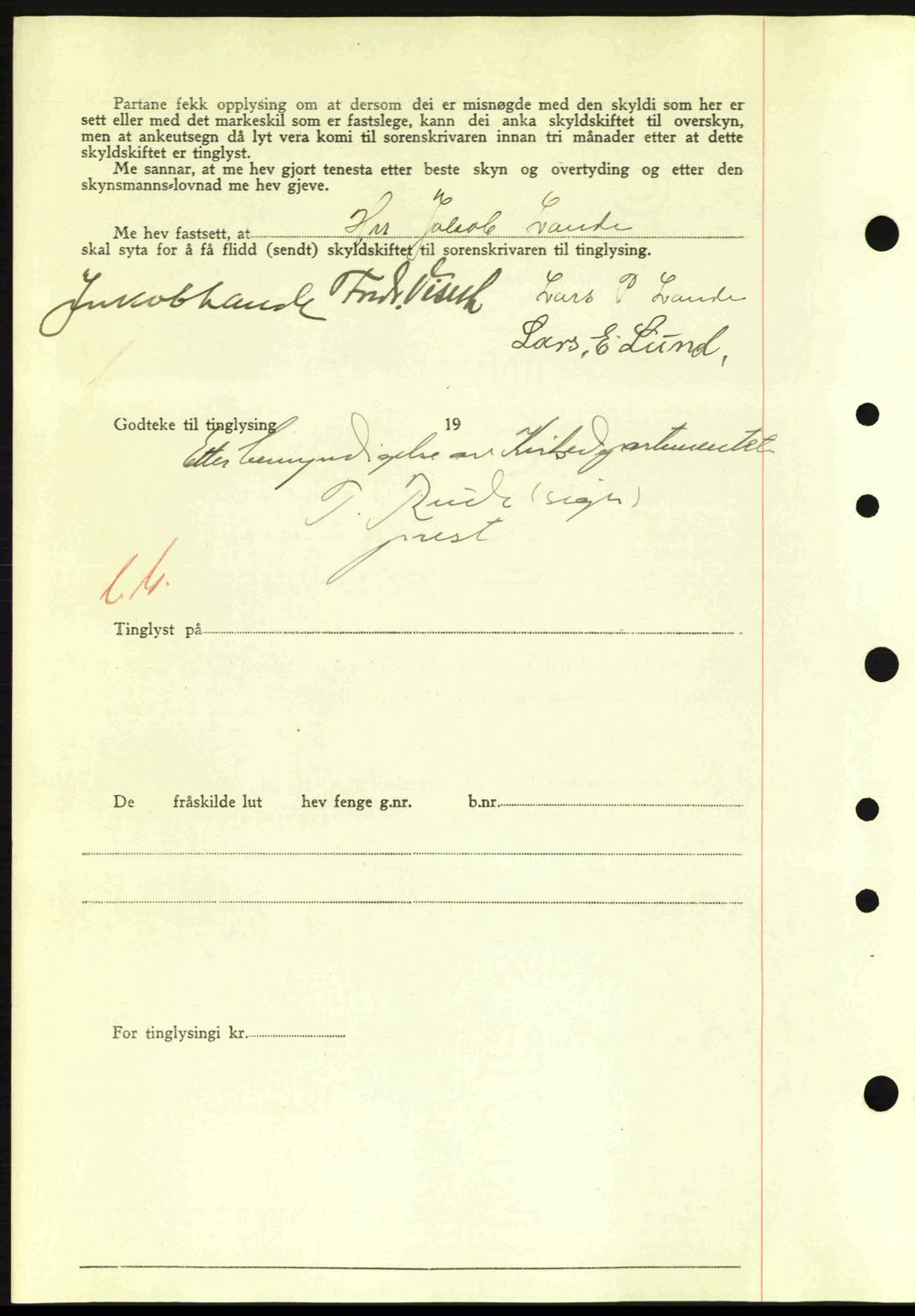 Nordre Sunnmøre sorenskriveri, AV/SAT-A-0006/1/2/2C/2Ca: Mortgage book no. A17, 1943-1944, Diary no: : 1562/1943