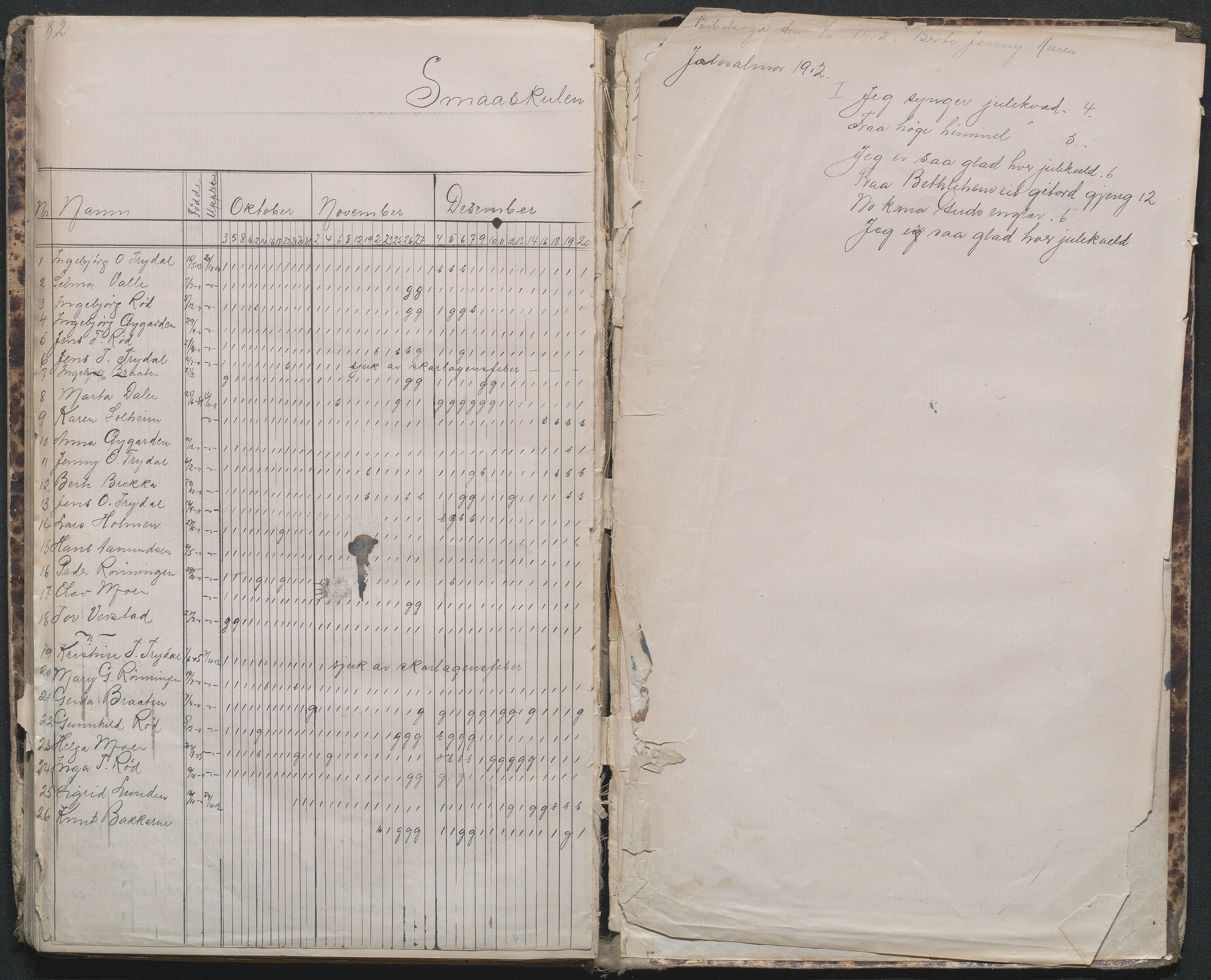 Gjerstad Kommune, Lunden Skole, AAKS/KA0911-550b/F01/L0001: Dagbok, 1888-1912, p. 102-103