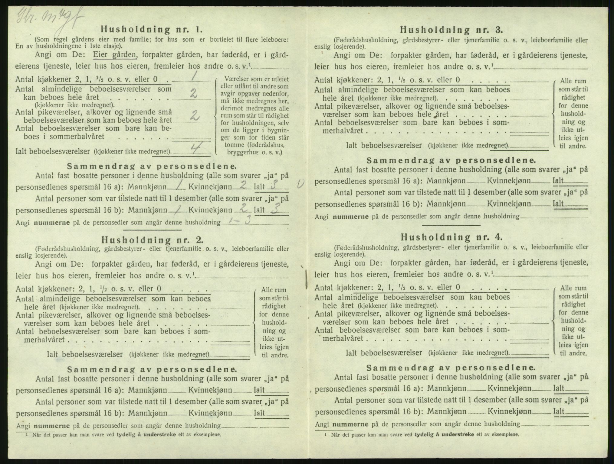 SAT, 1920 census for Øre, 1920, p. 604